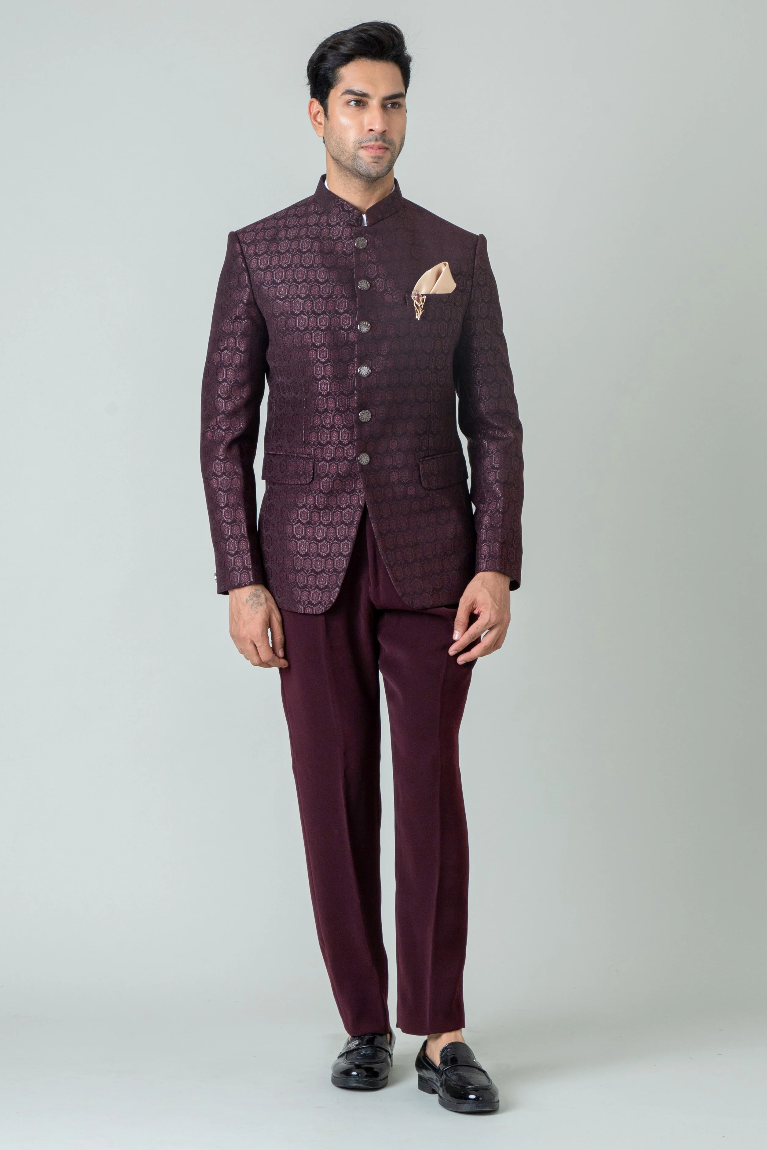 MLS PRINTED JODHPURI SUIT
