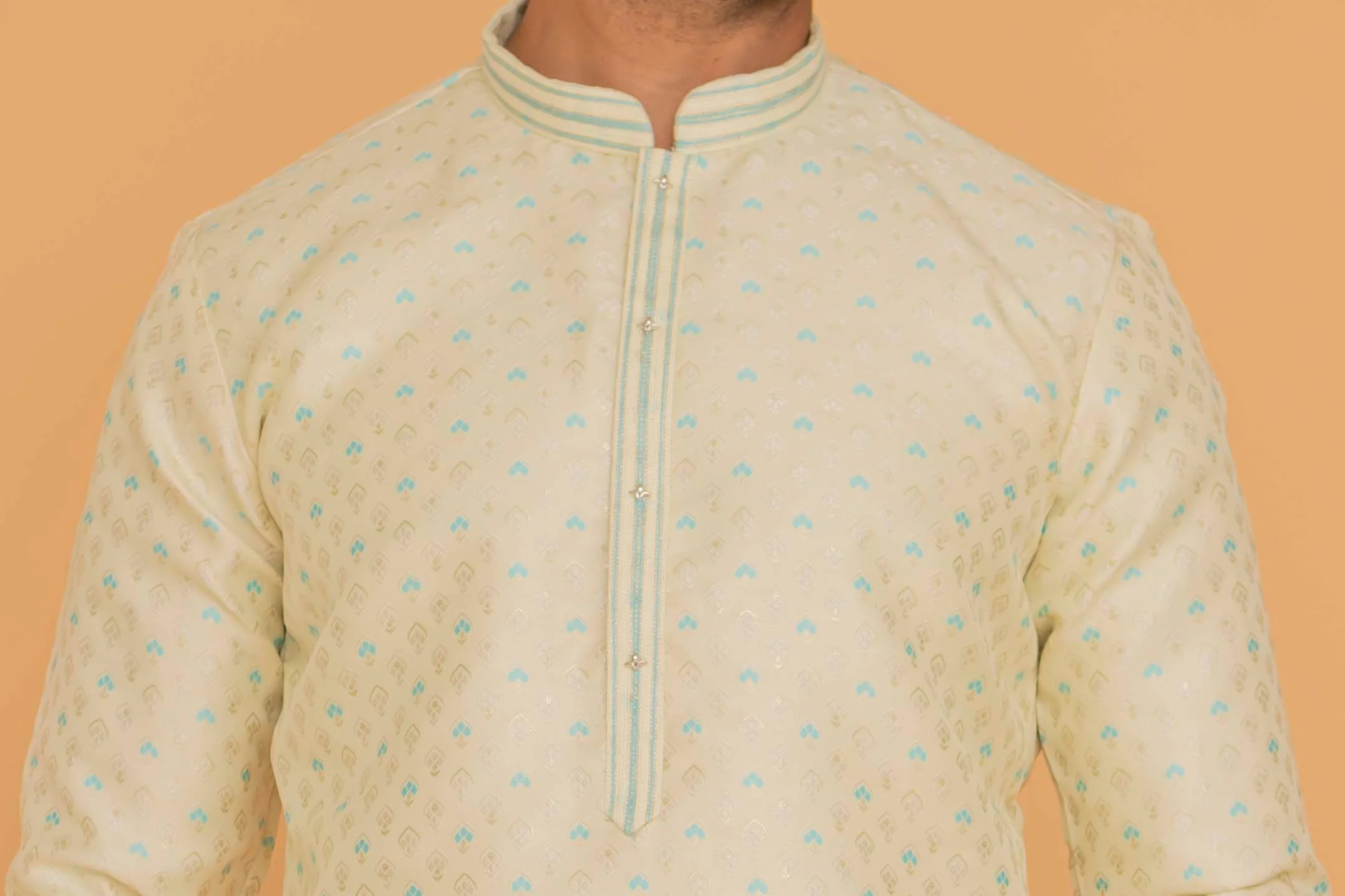 MLS ART SILK KURTA PAJAMA