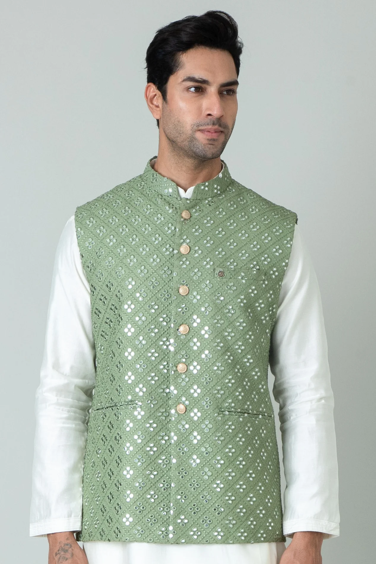 MLS EMBROIDERED JAWAHAR JACKET