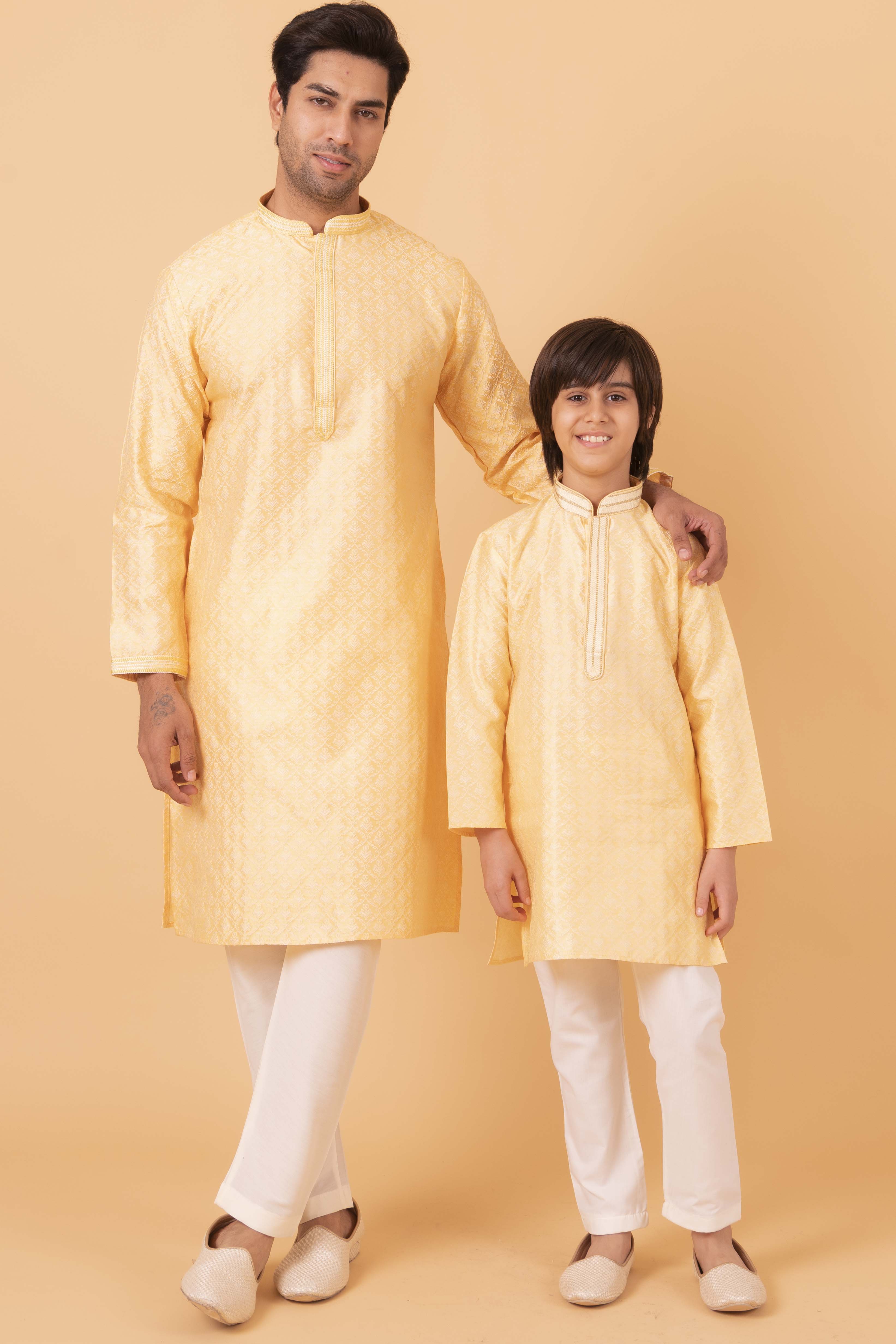 MLS KIDS PRINTED KURTA PAJAMA