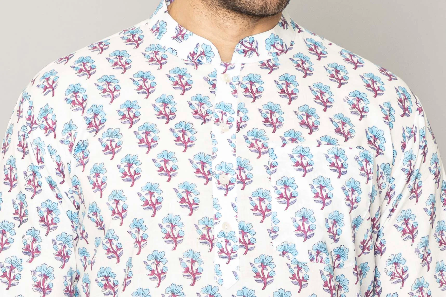 MLS SHORT KURTA FULL SLEEVES