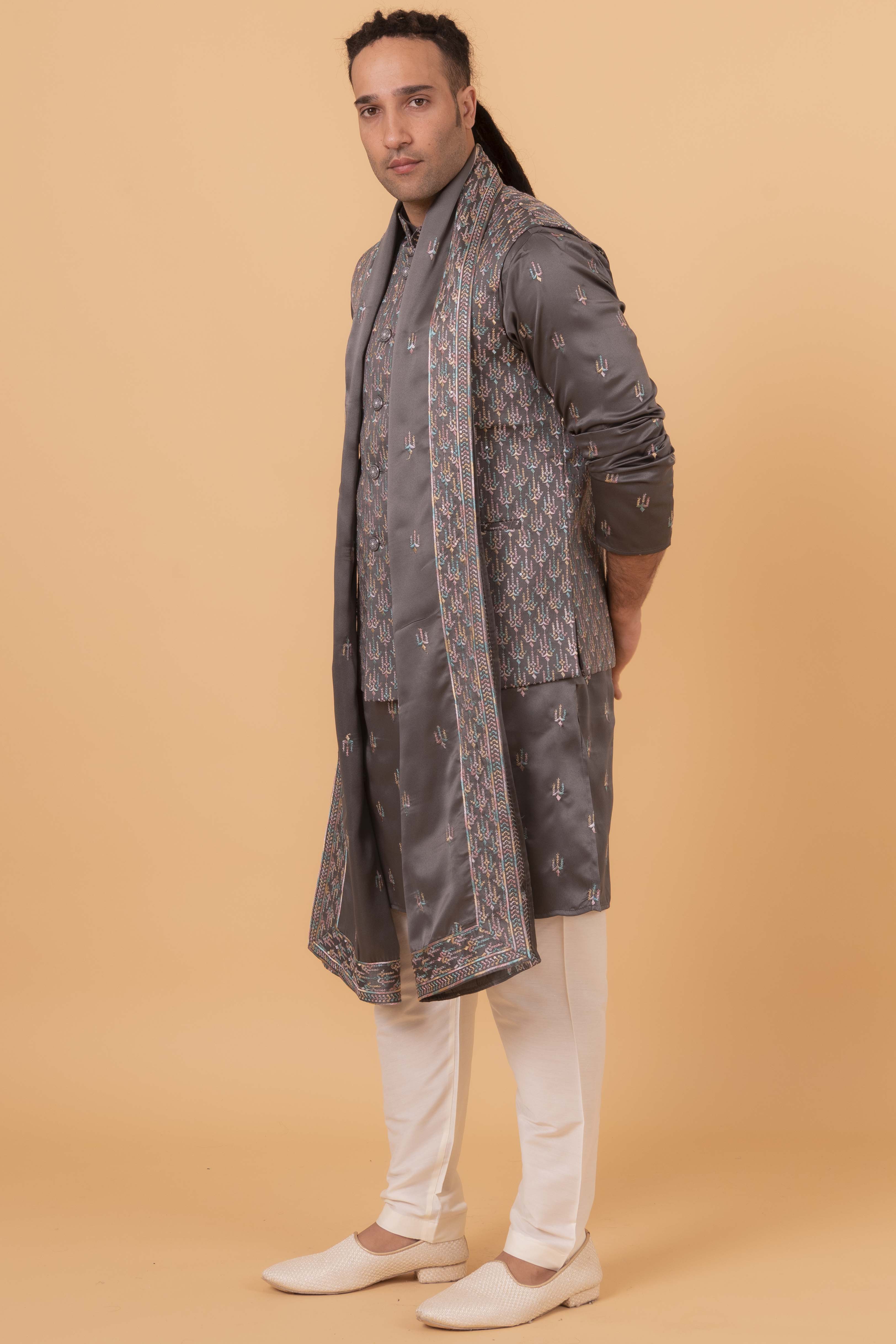 MLS KURTA JAWAHAR SET