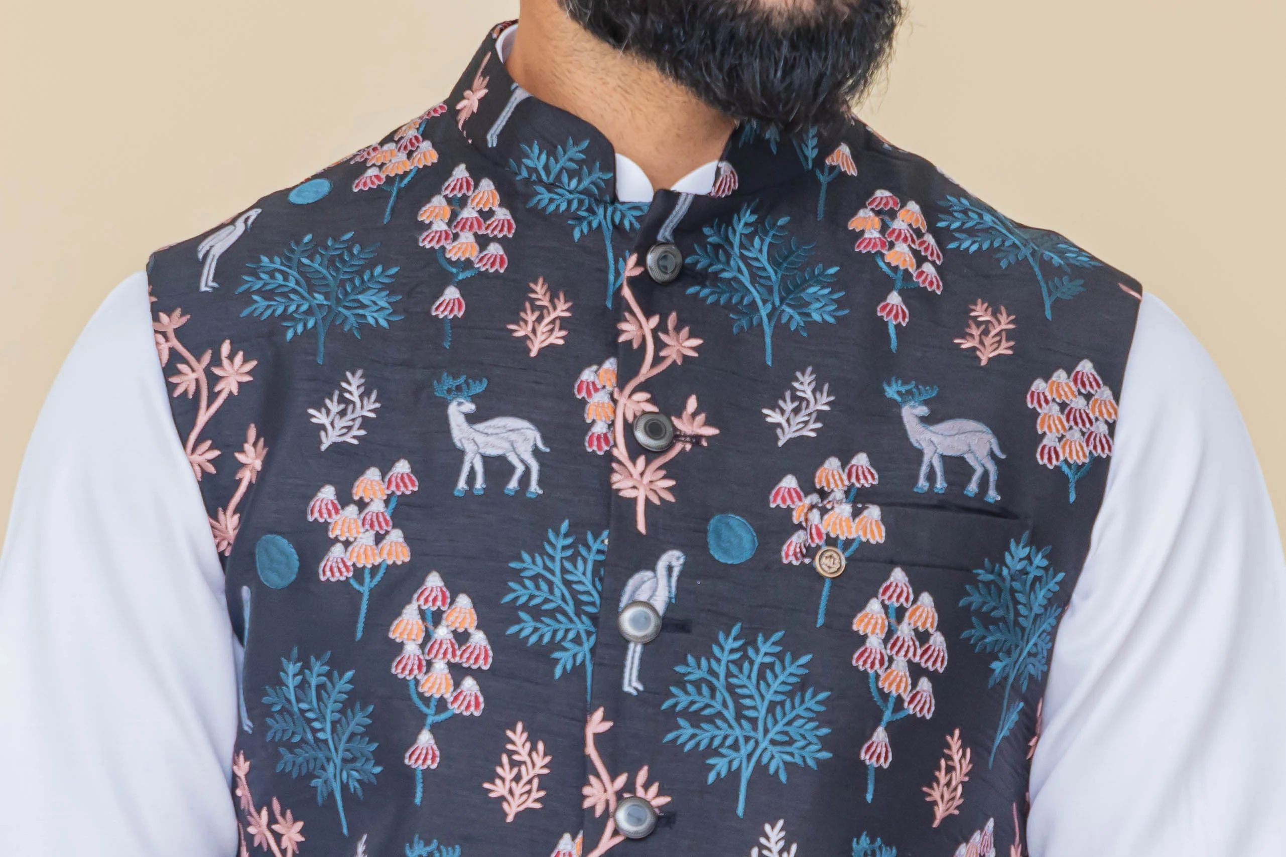 MLS EMBROIDERED JAWAHAR JACKET