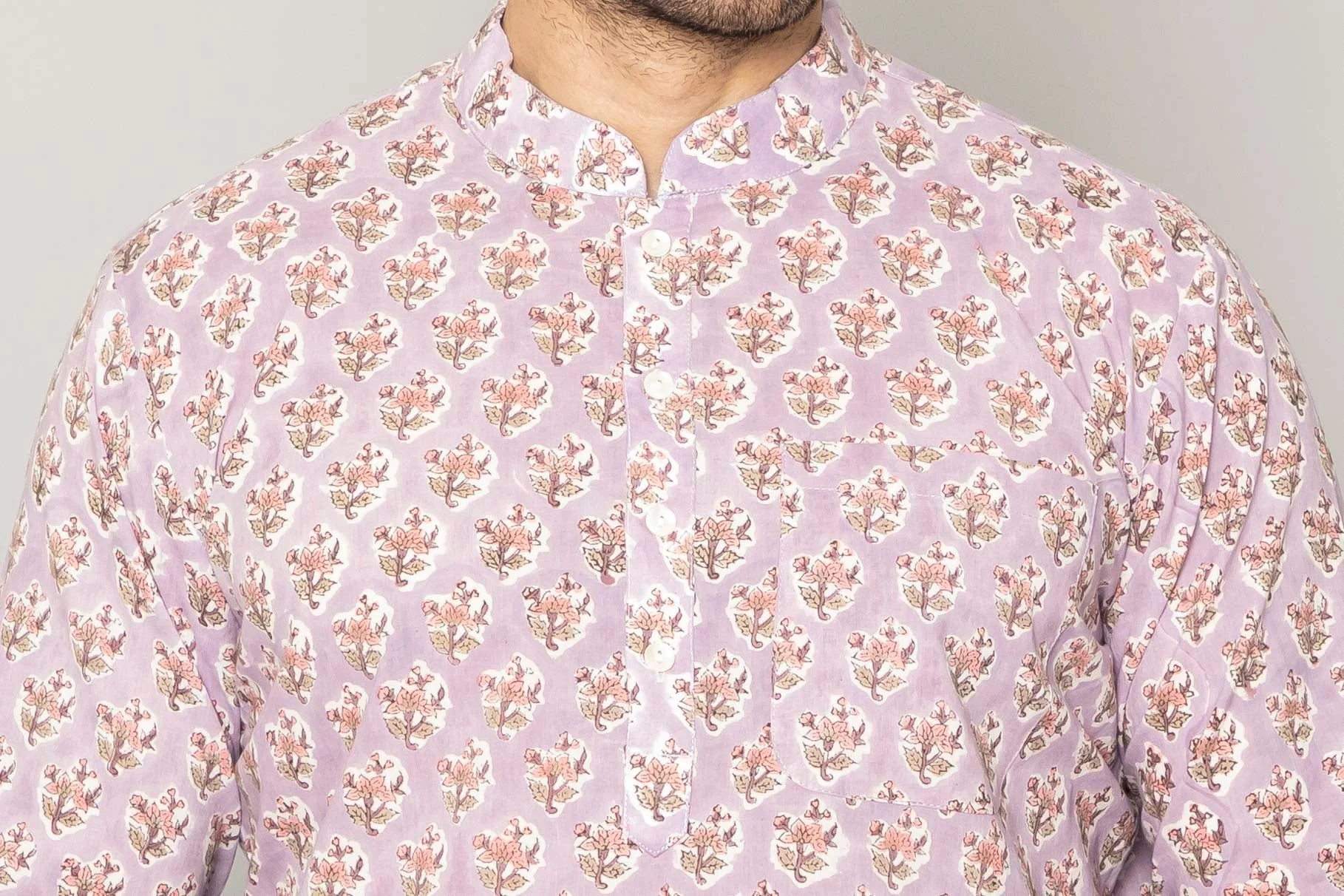 MLS SHORT KURTA FULL SLEEVES