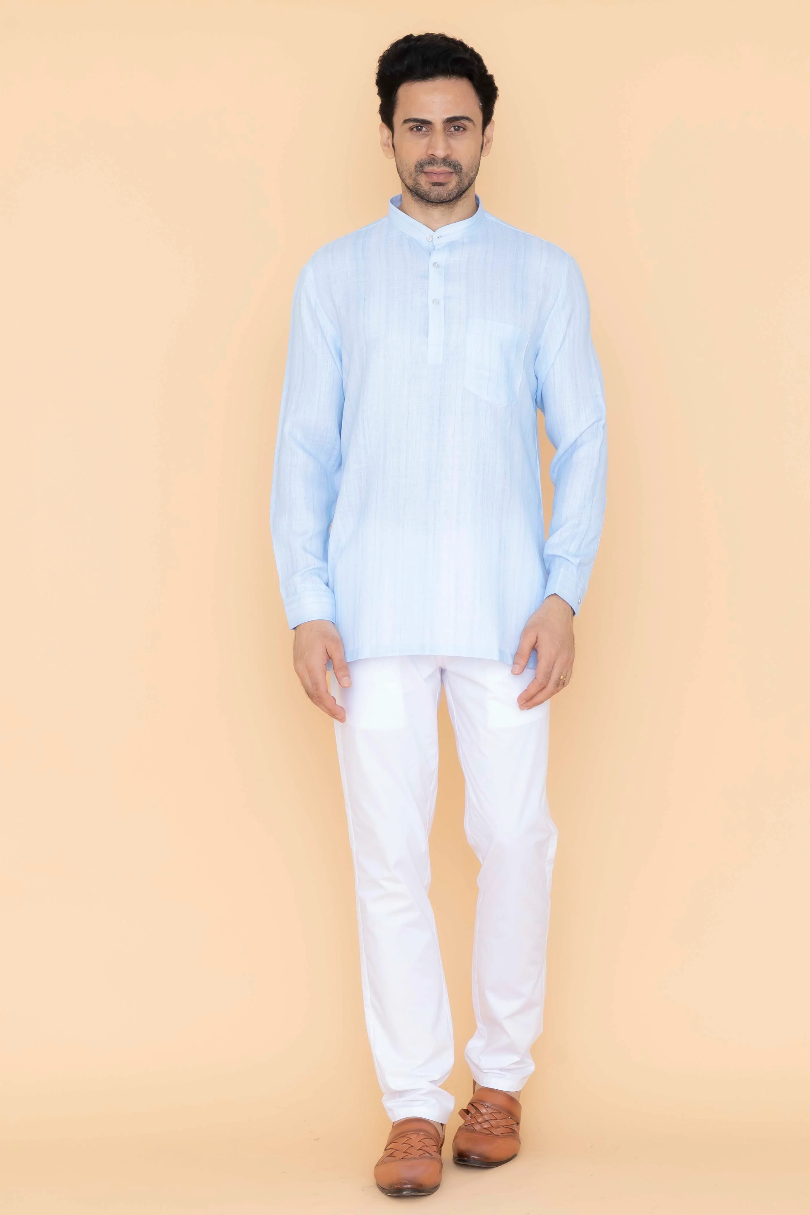 MLS SHORT KURTA FULL SLEEVES