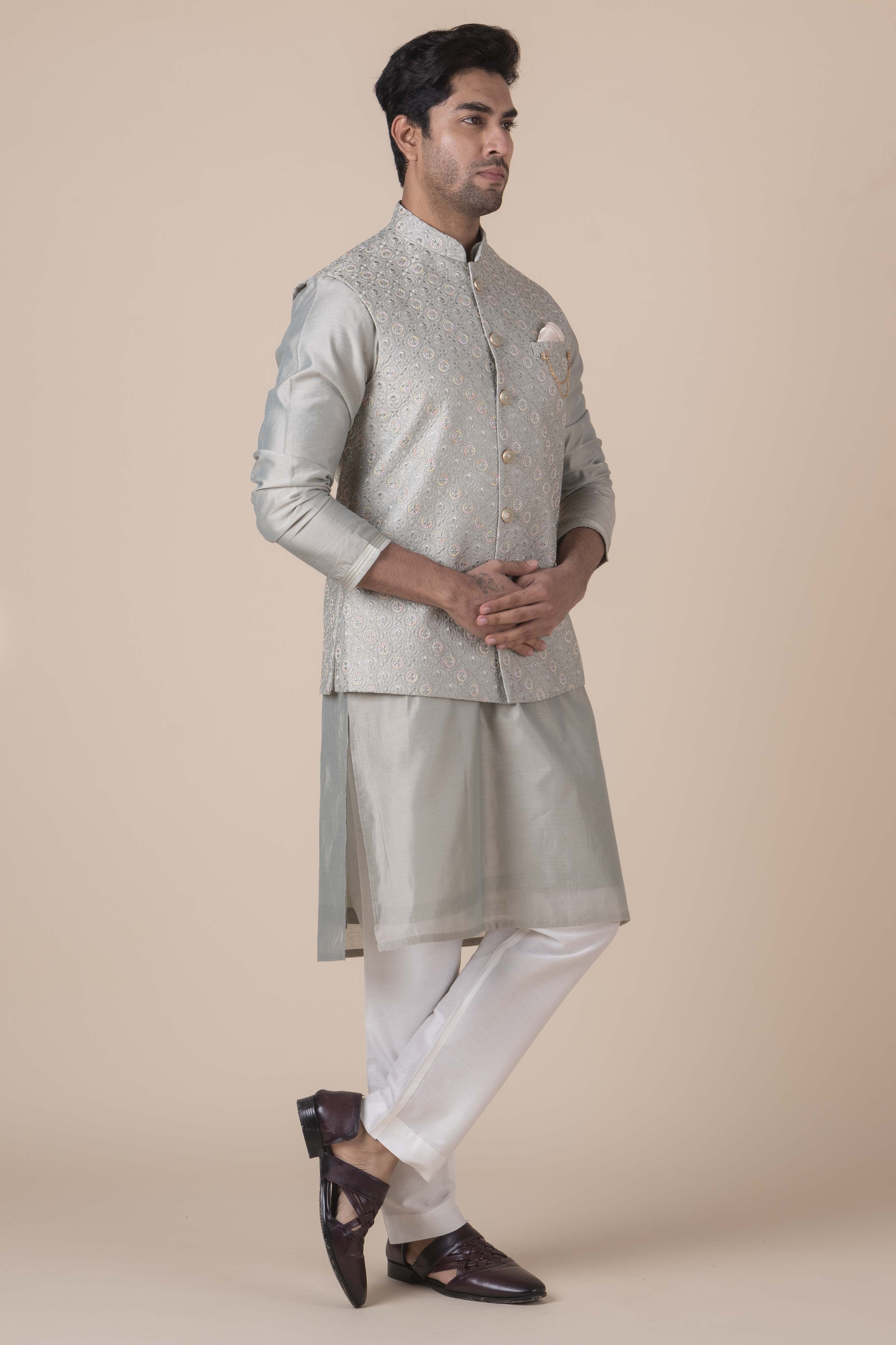 MLS KURTA JAWAHAR SET