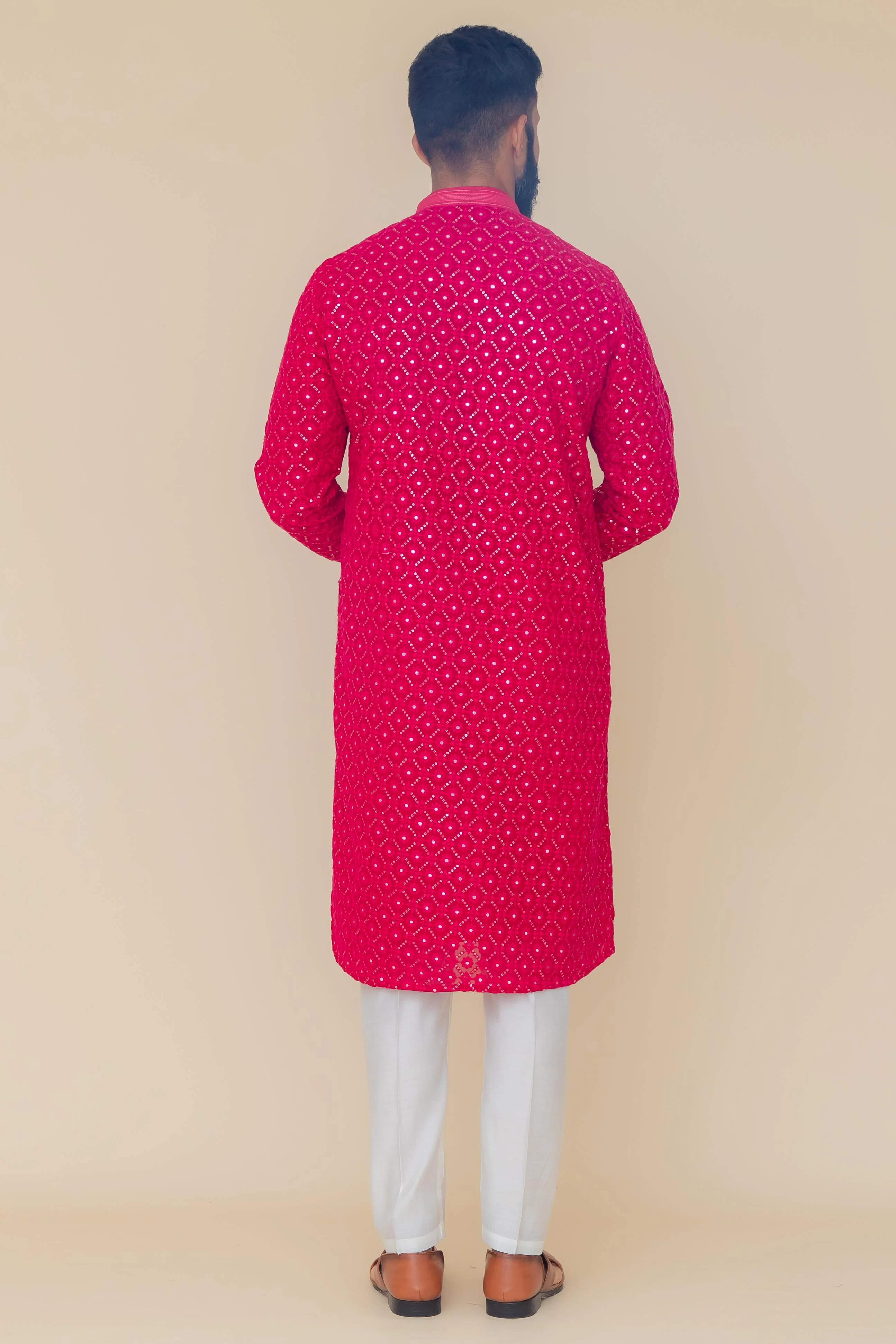 MLS CHIKANKARI KURTA PAJAMA