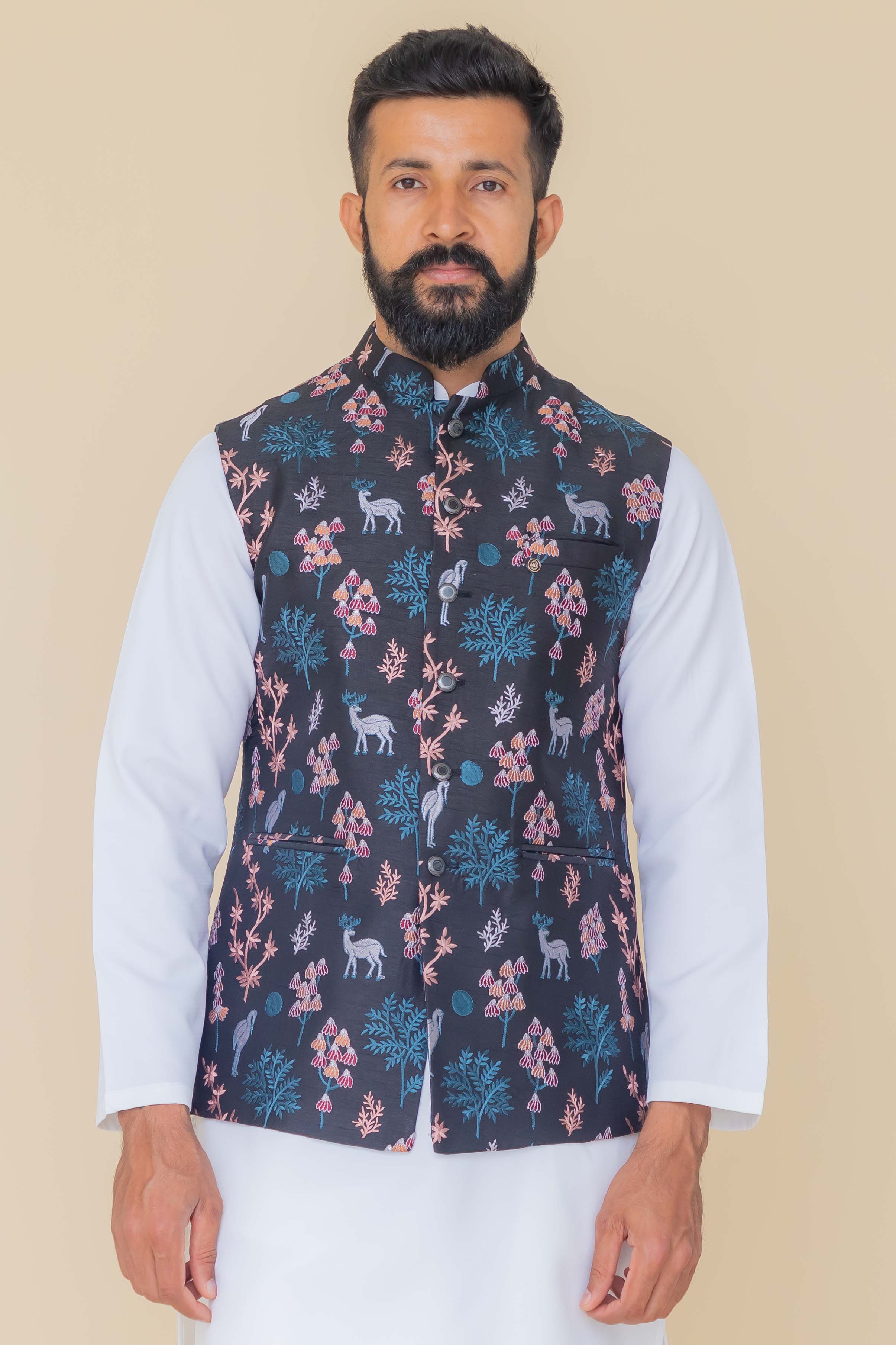 MLS EMBROIDERED JAWAHAR JACKET