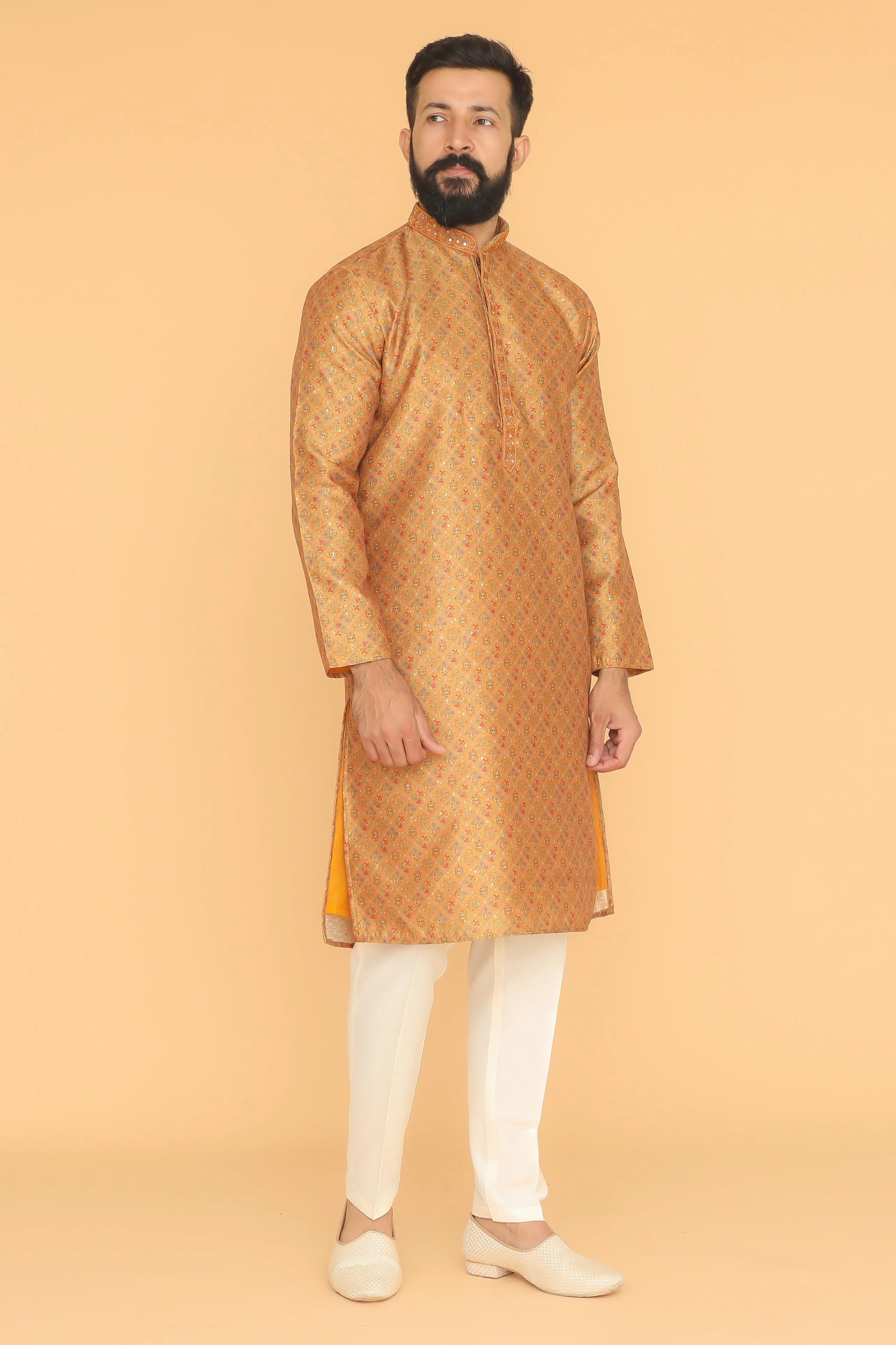 MLS PRINTED KURTA PAJAMA