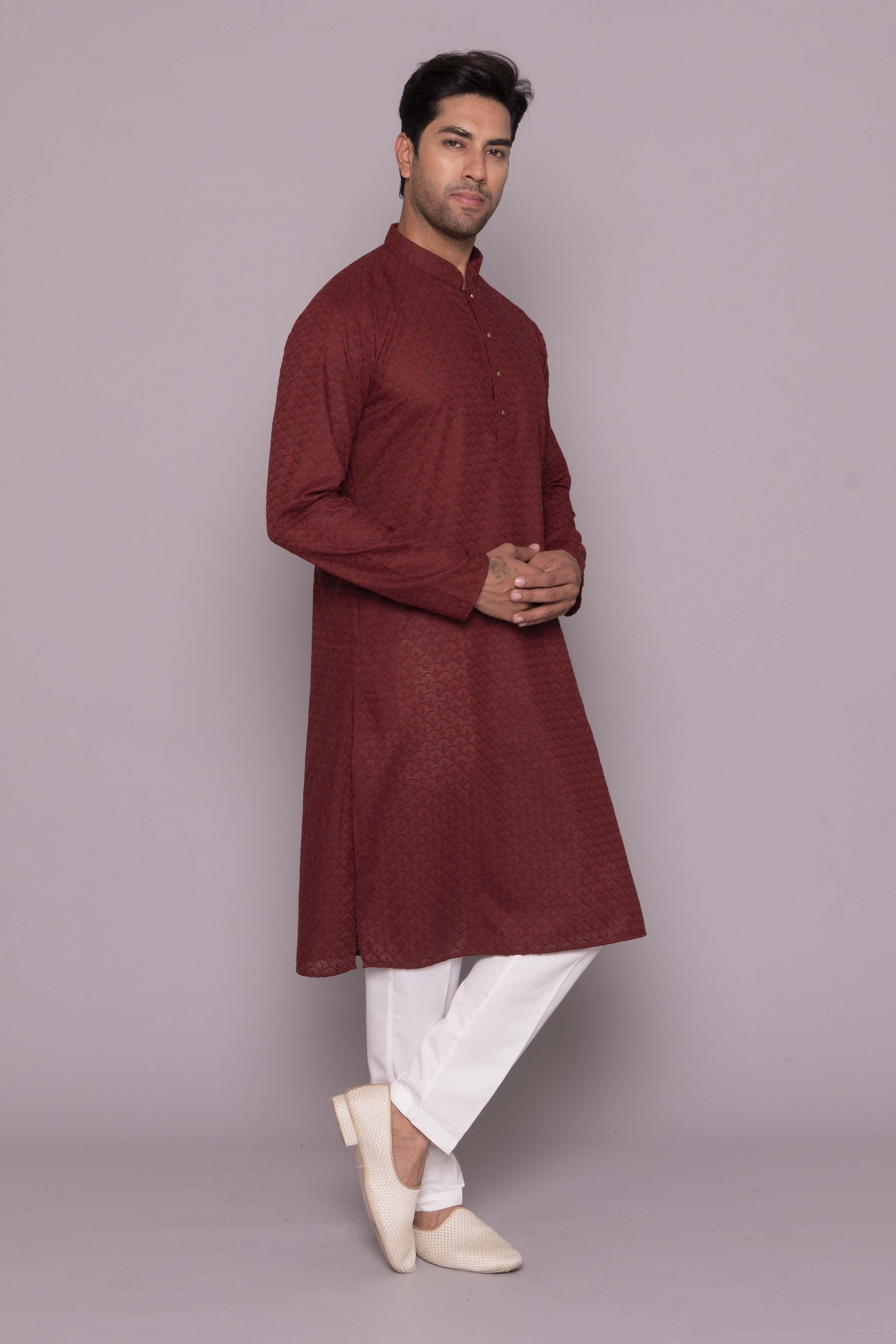 MLS CHIKANAKRI KURTA PAJAMA
