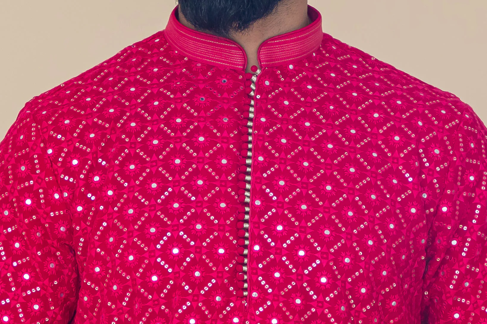 MLS CHIKANKARI KURTA PAJAMA