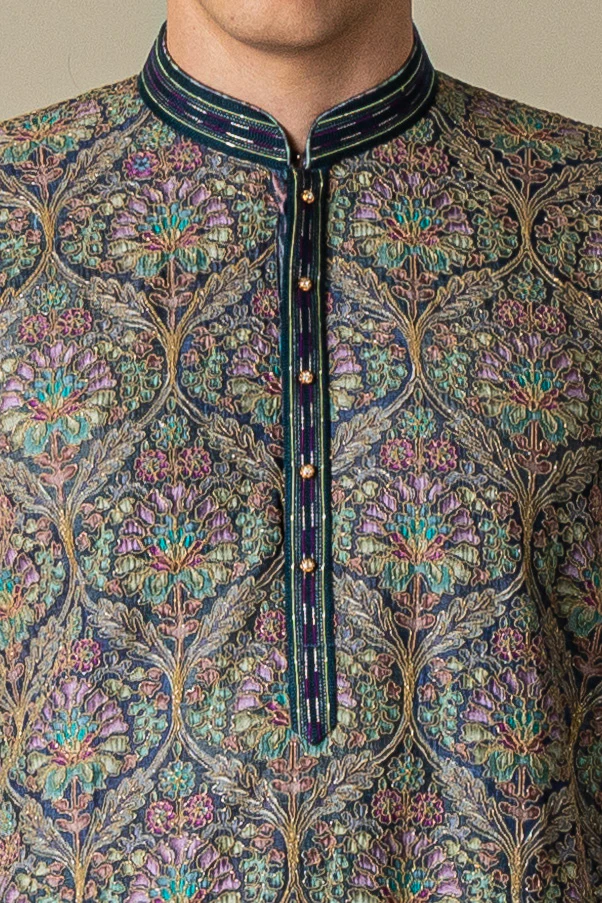MLS PRINTED KURTA PAJAMA