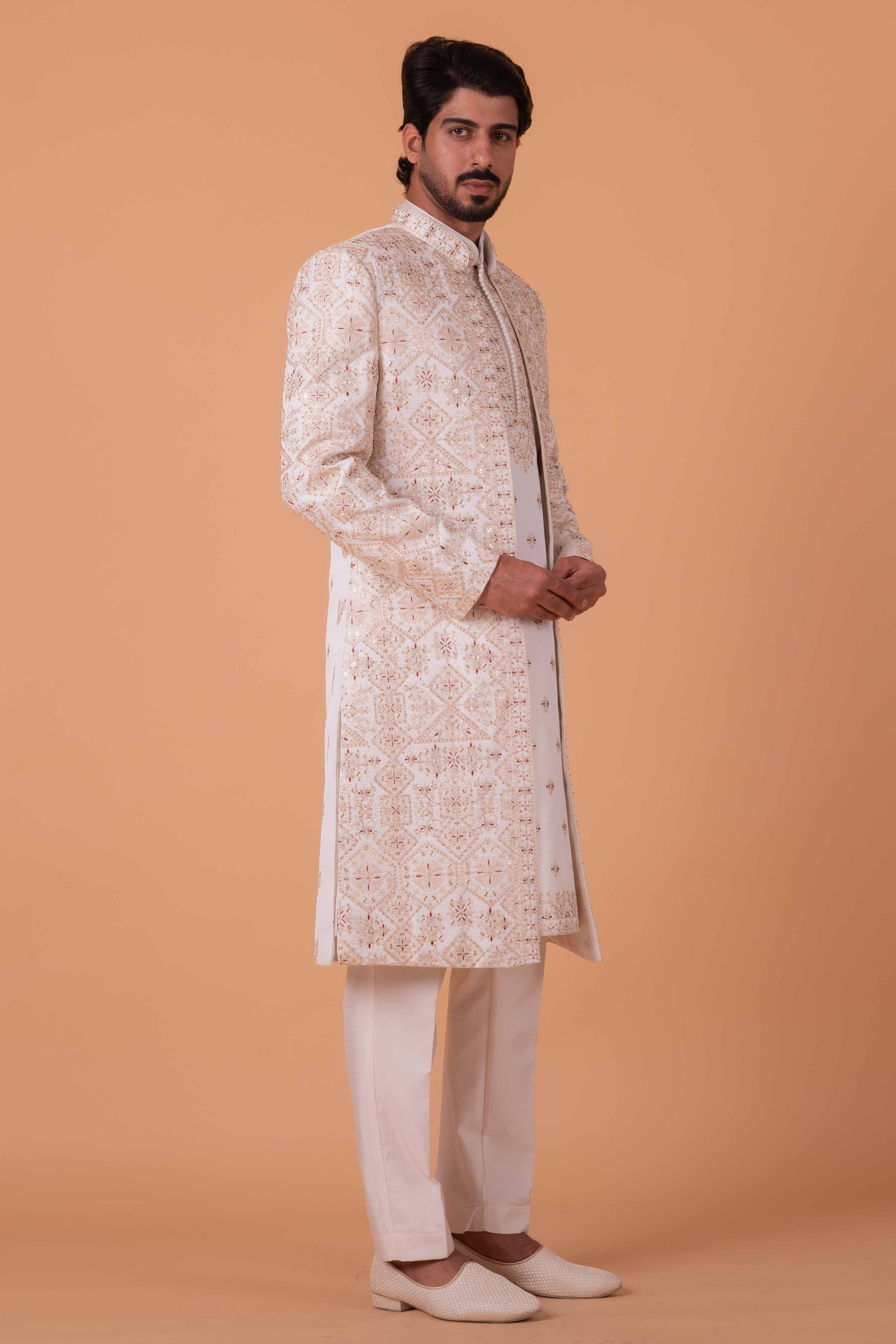 MLS SHERWANI 3PCS