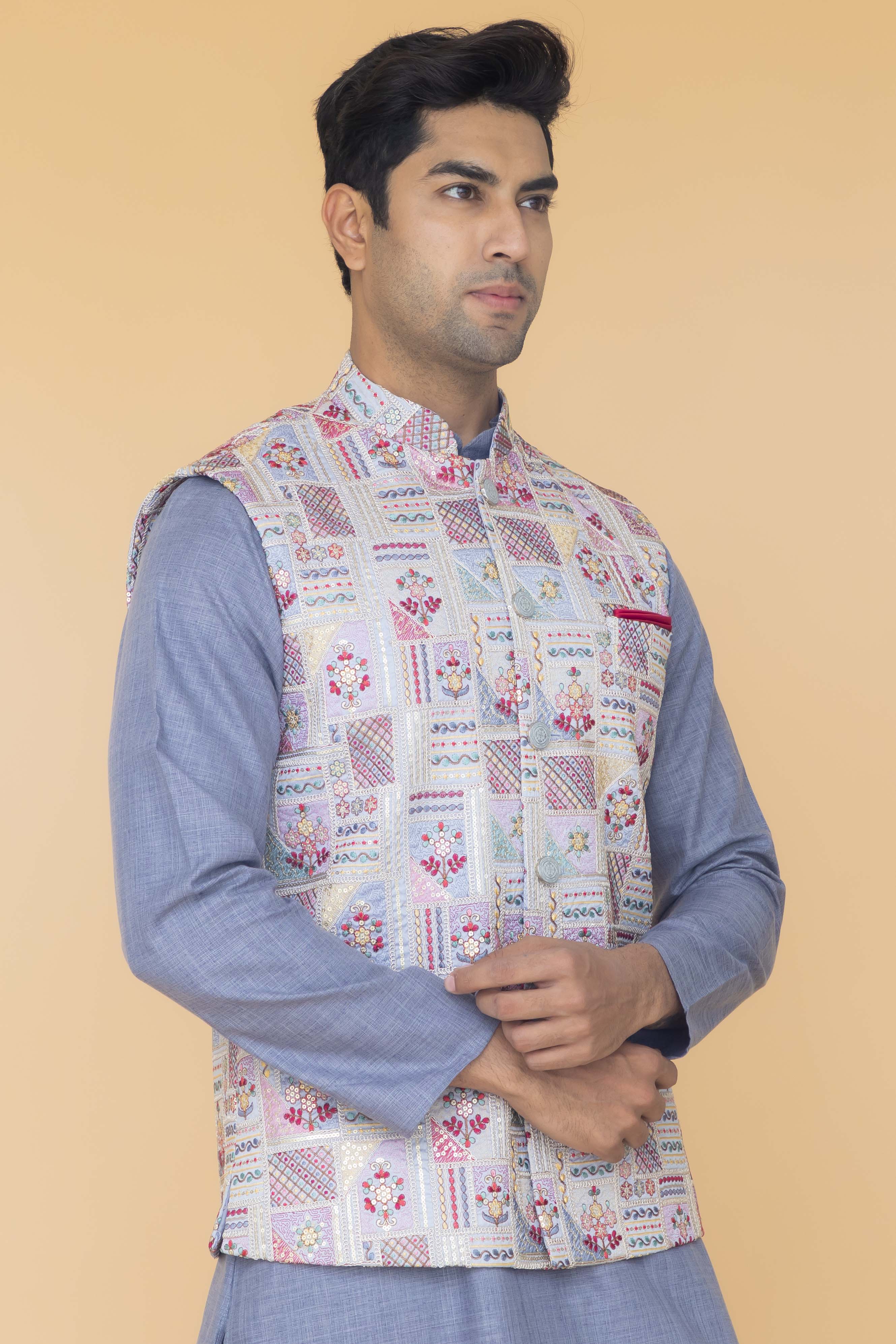 MLS EMBROIDERED JAWAHAR JACKET