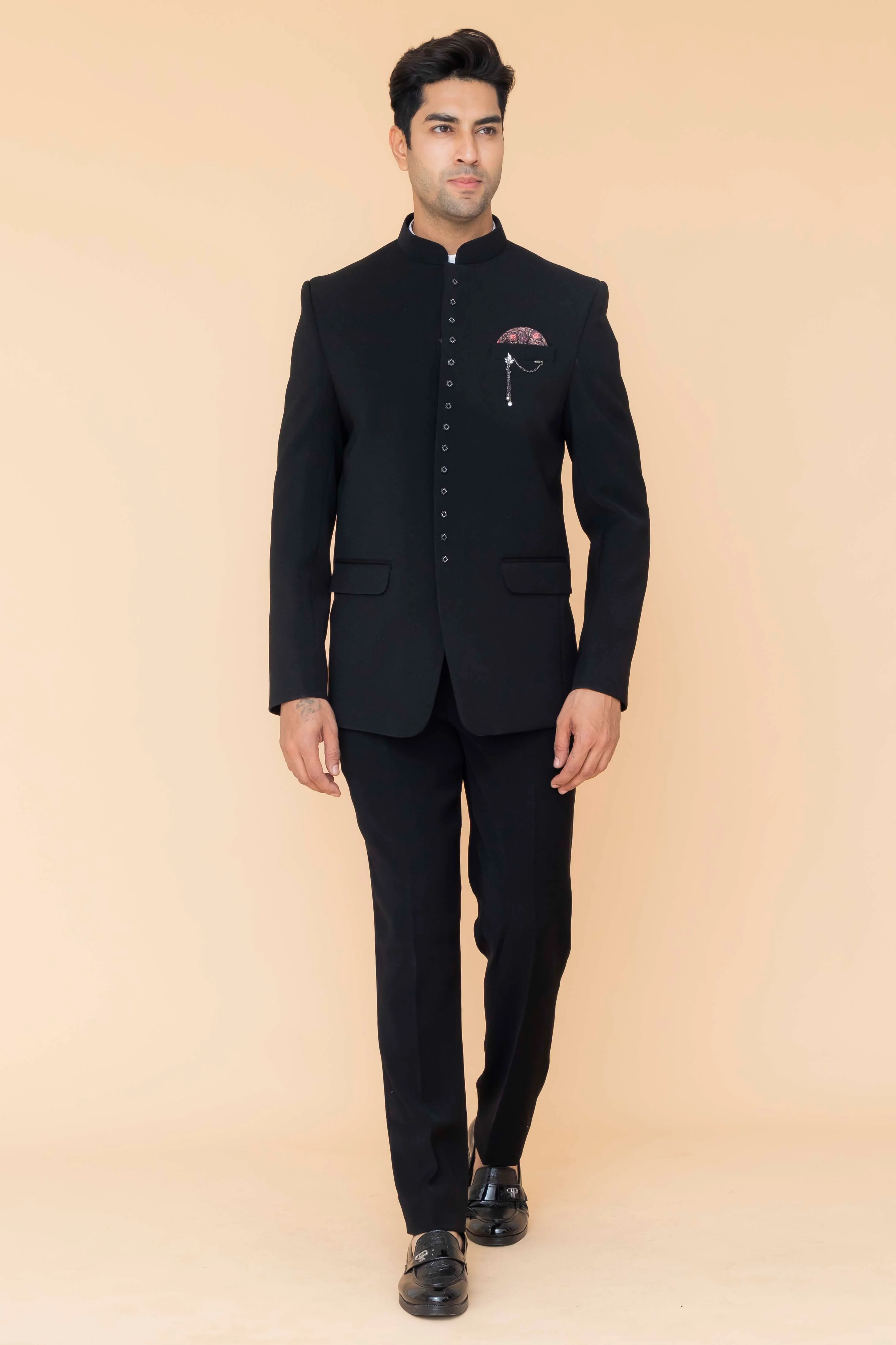 MLS PLAIN JODHPURI SUIT 2PC