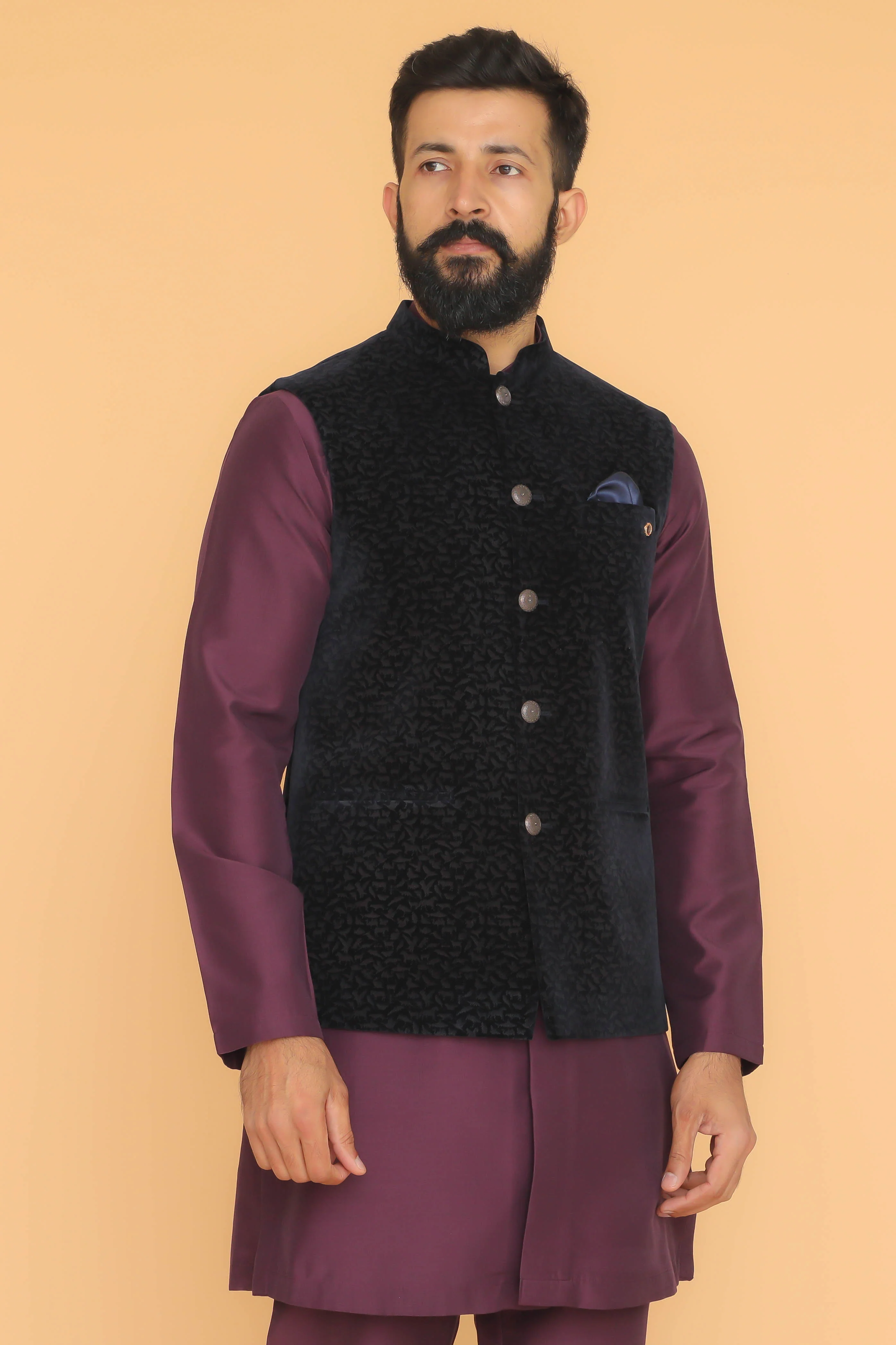 MLS VELVET JAWAHAR JACKET