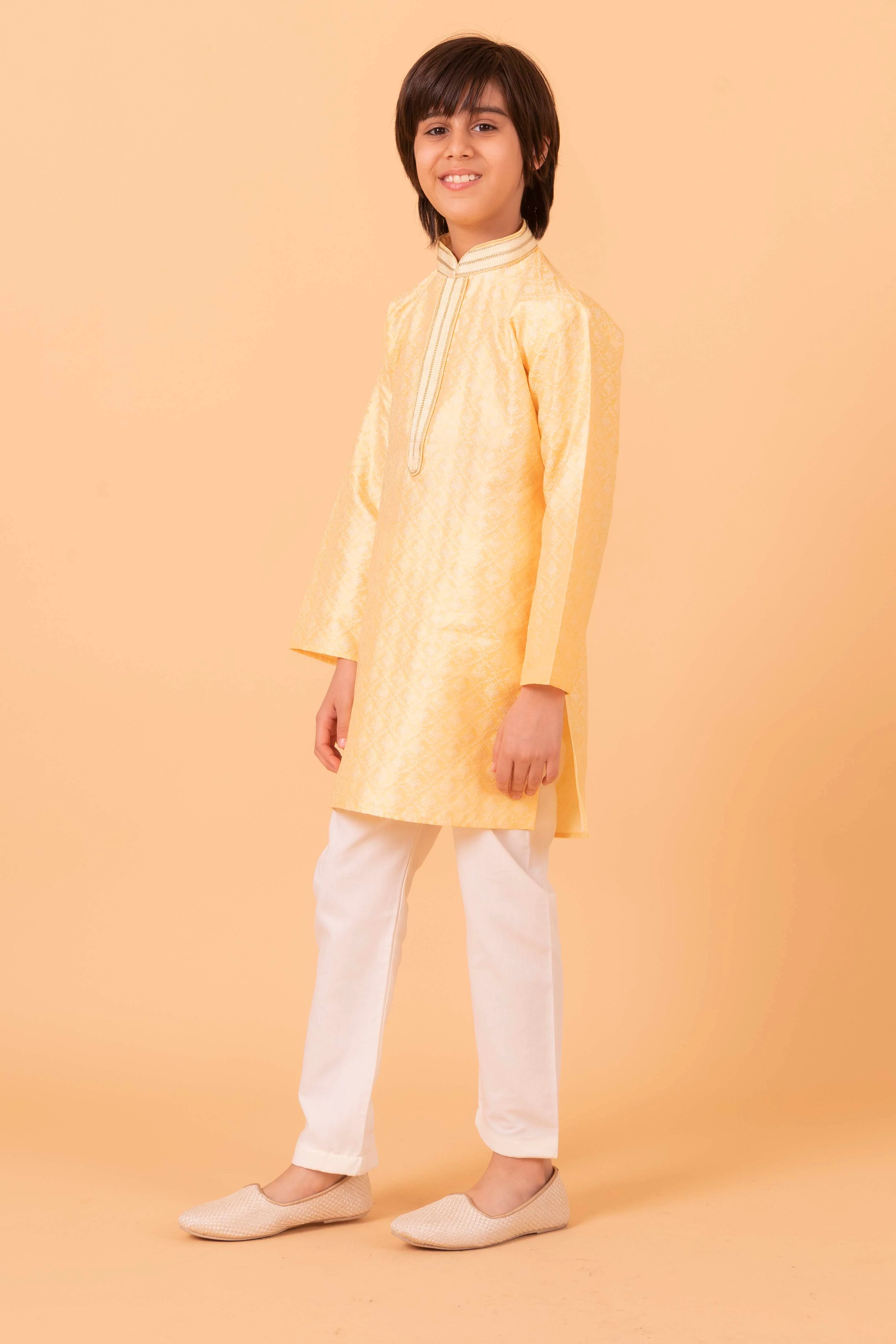 MLS KIDS PRINTED KURTA PAJAMA