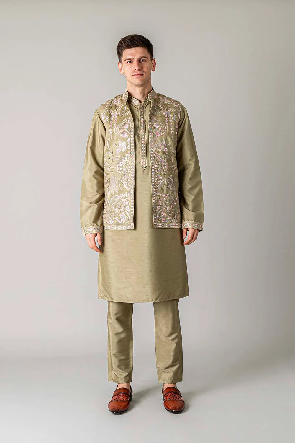 MLS KURTA JAWAHAR SET