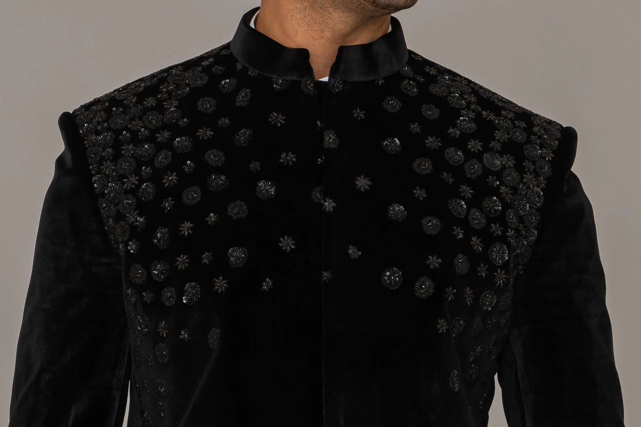 MLS VELVET JODHPURI SUIT