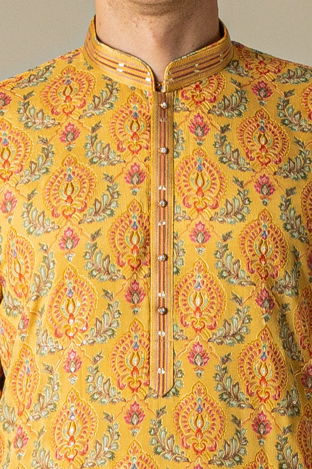 MLS PRINTED KURTA PAJAMA