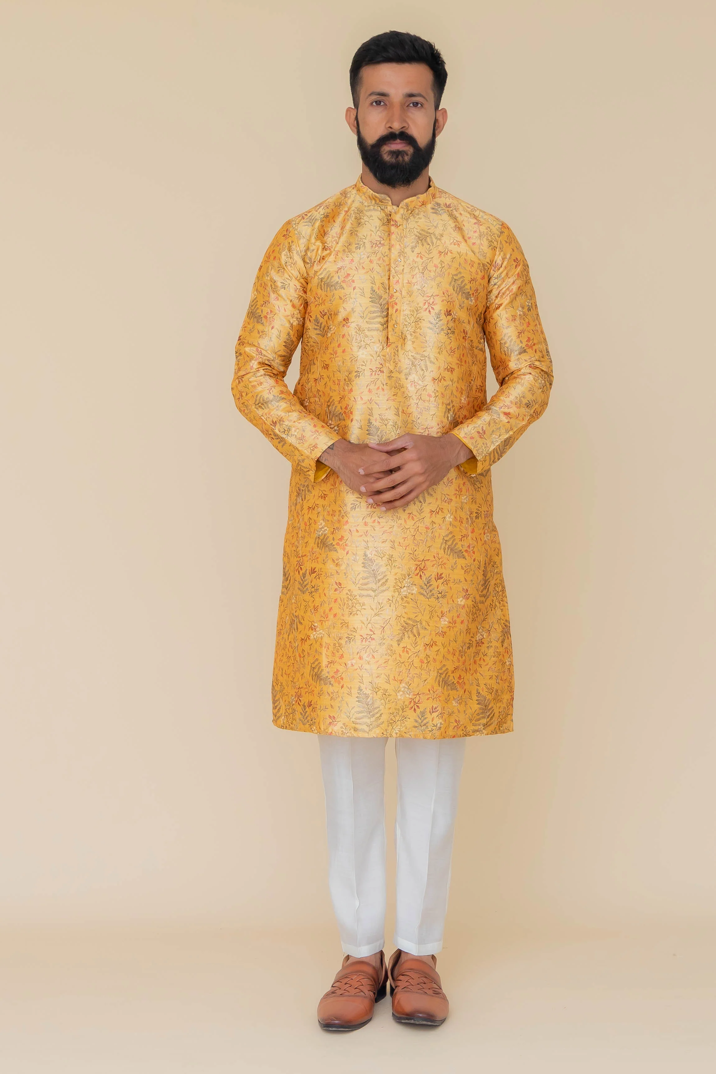 MLS PRINTED KURTA PAJAMA
