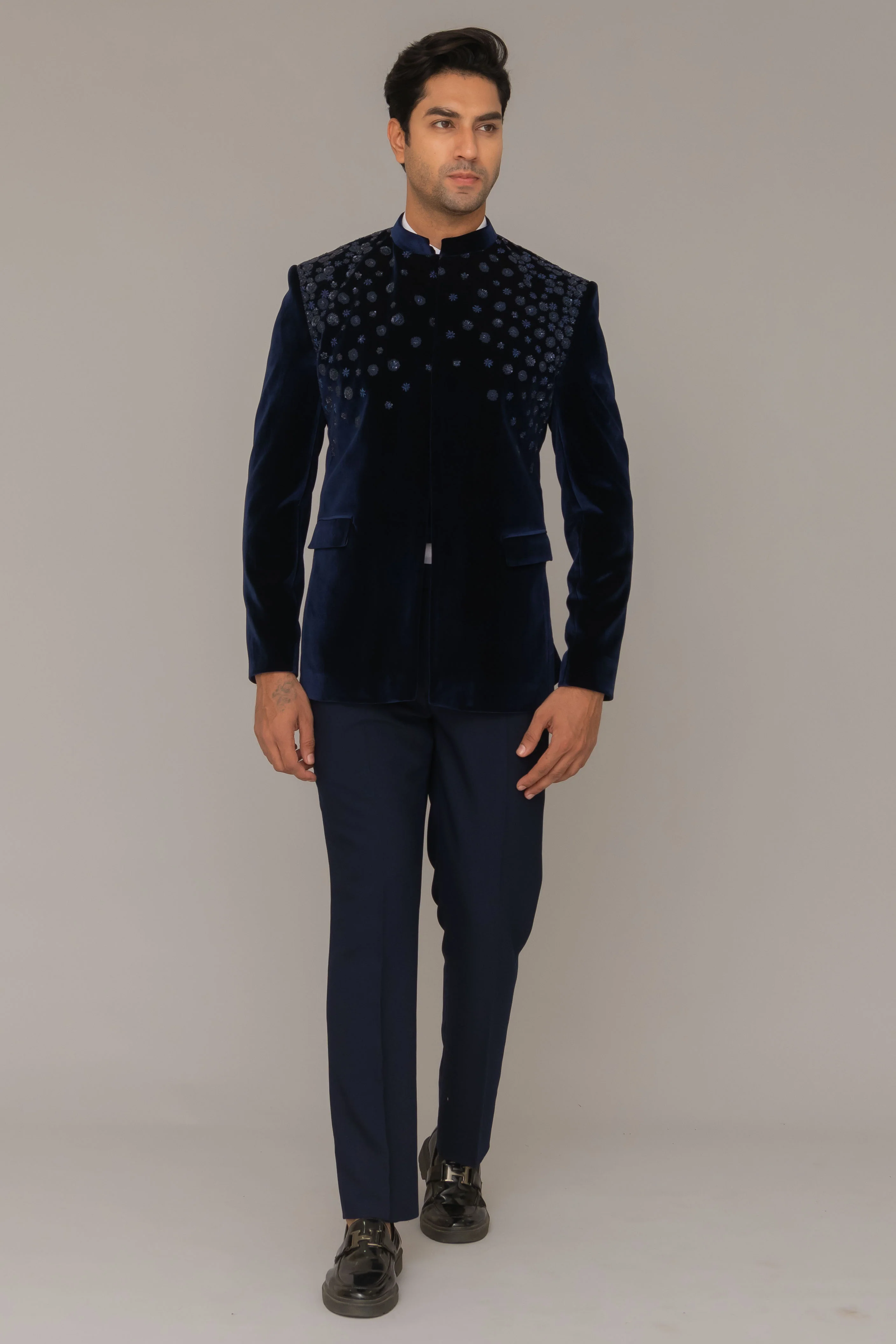 MLS VELVET JODHPURI SUIT