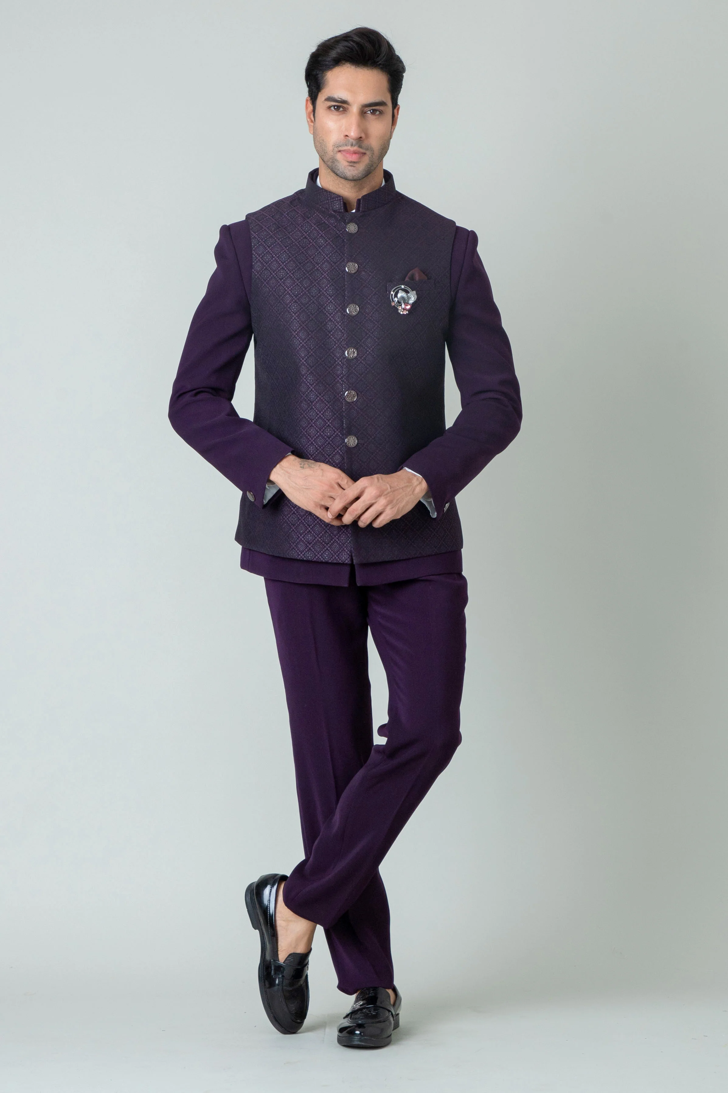 MLS  JODHPURI SUIT 3PCS