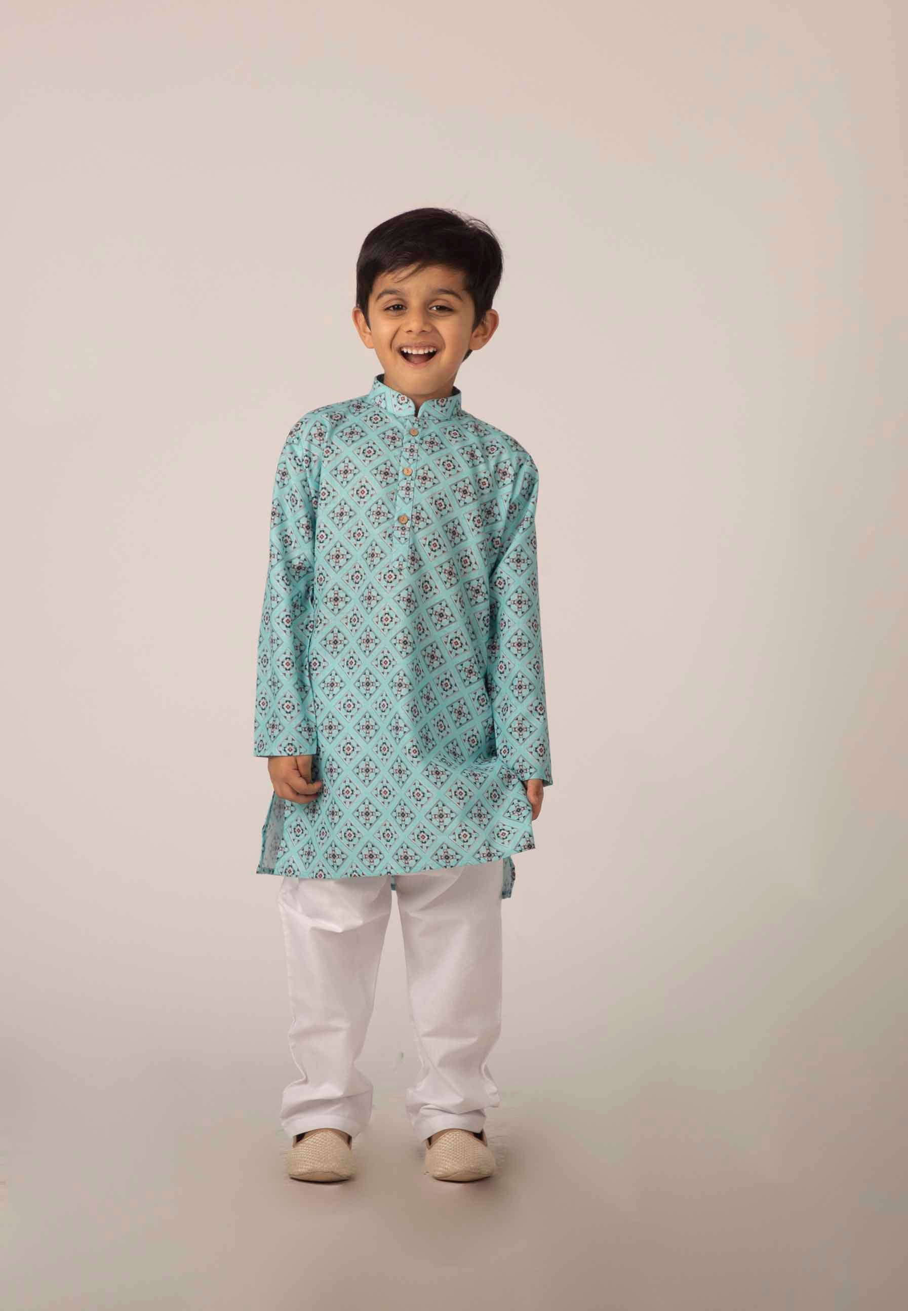 MLS KIDS KURTA PAJAMA PRINTED