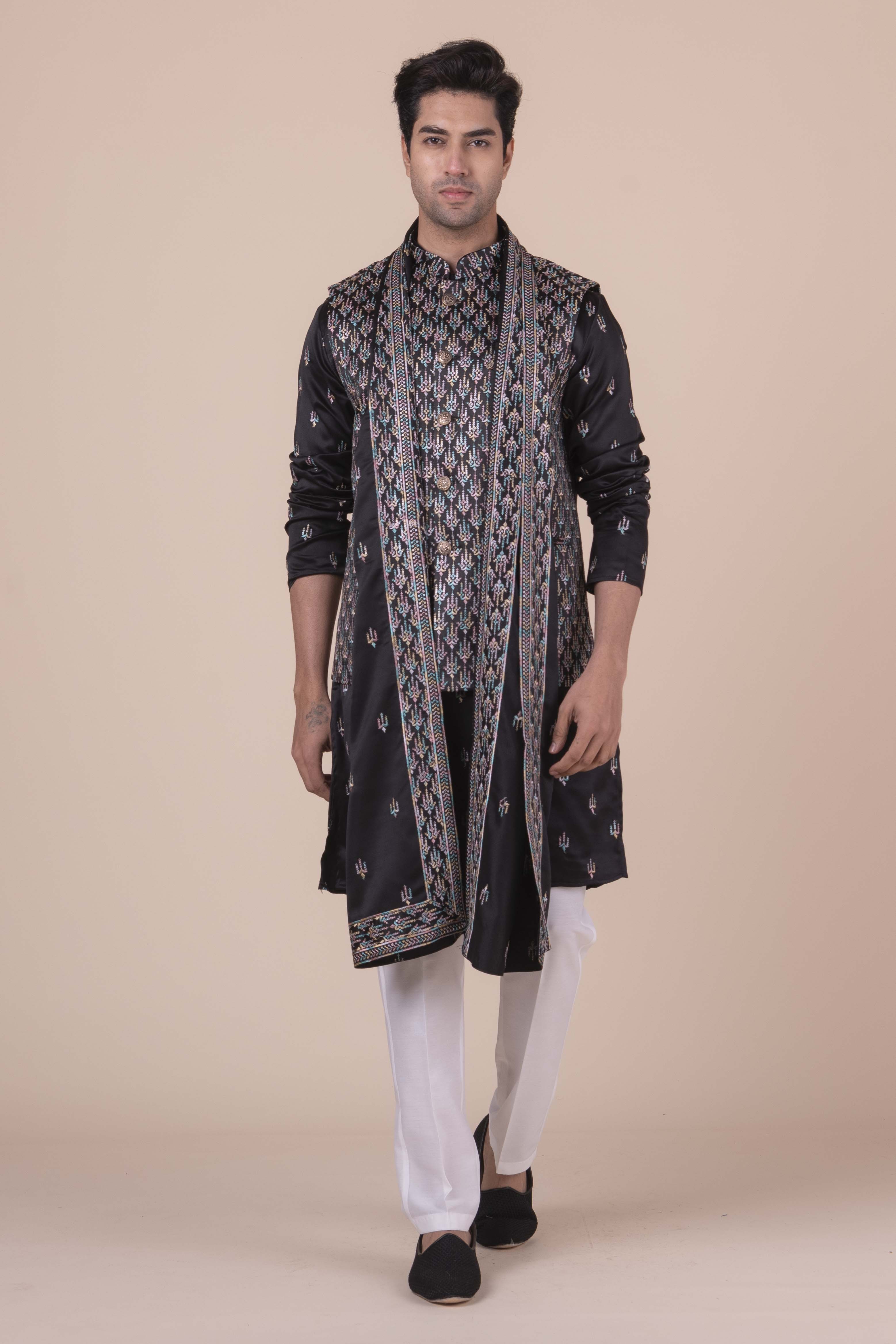 MLS KURTA JAWAHAR SET