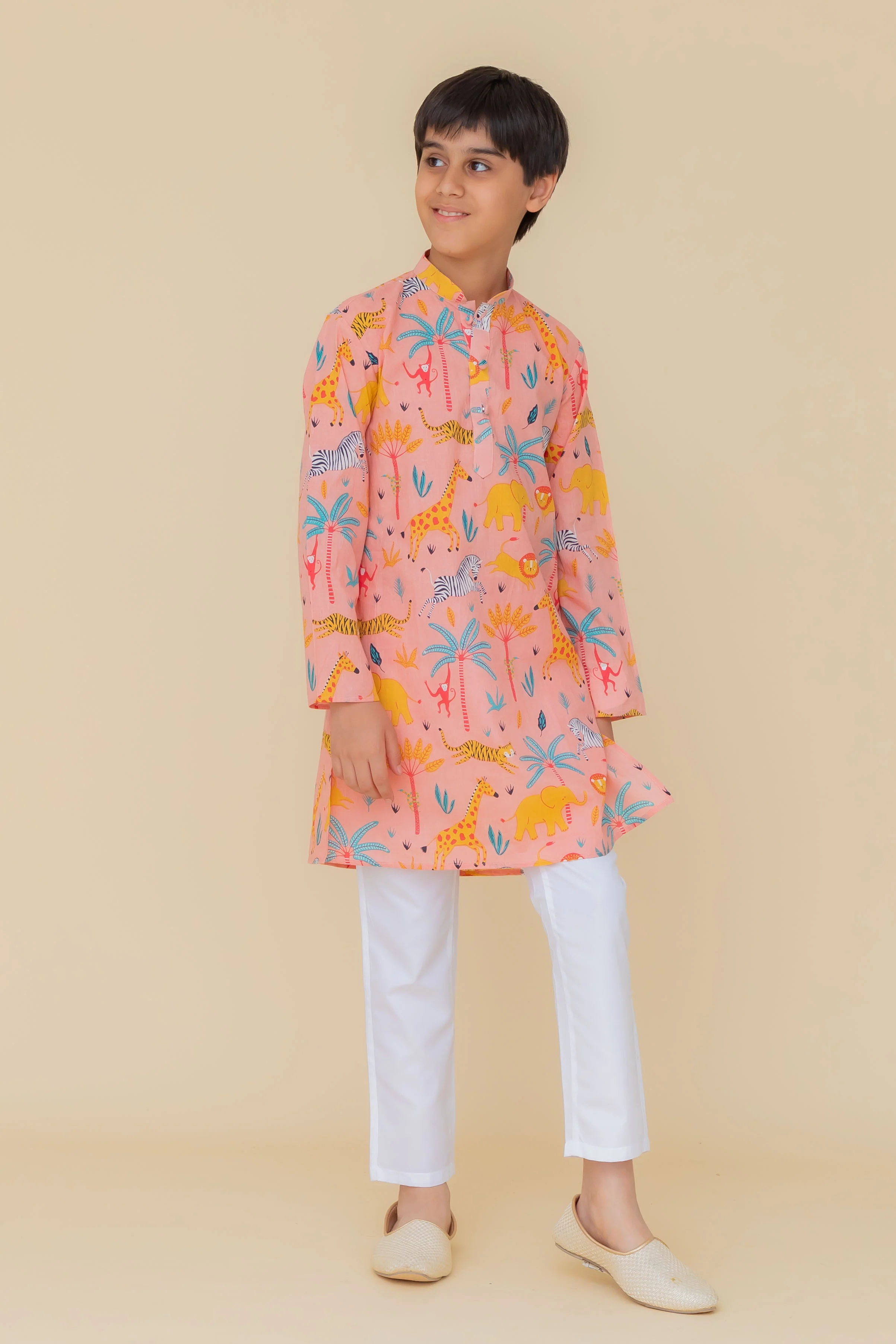 MLS KIDS PRINTED KURTA PAJAMA