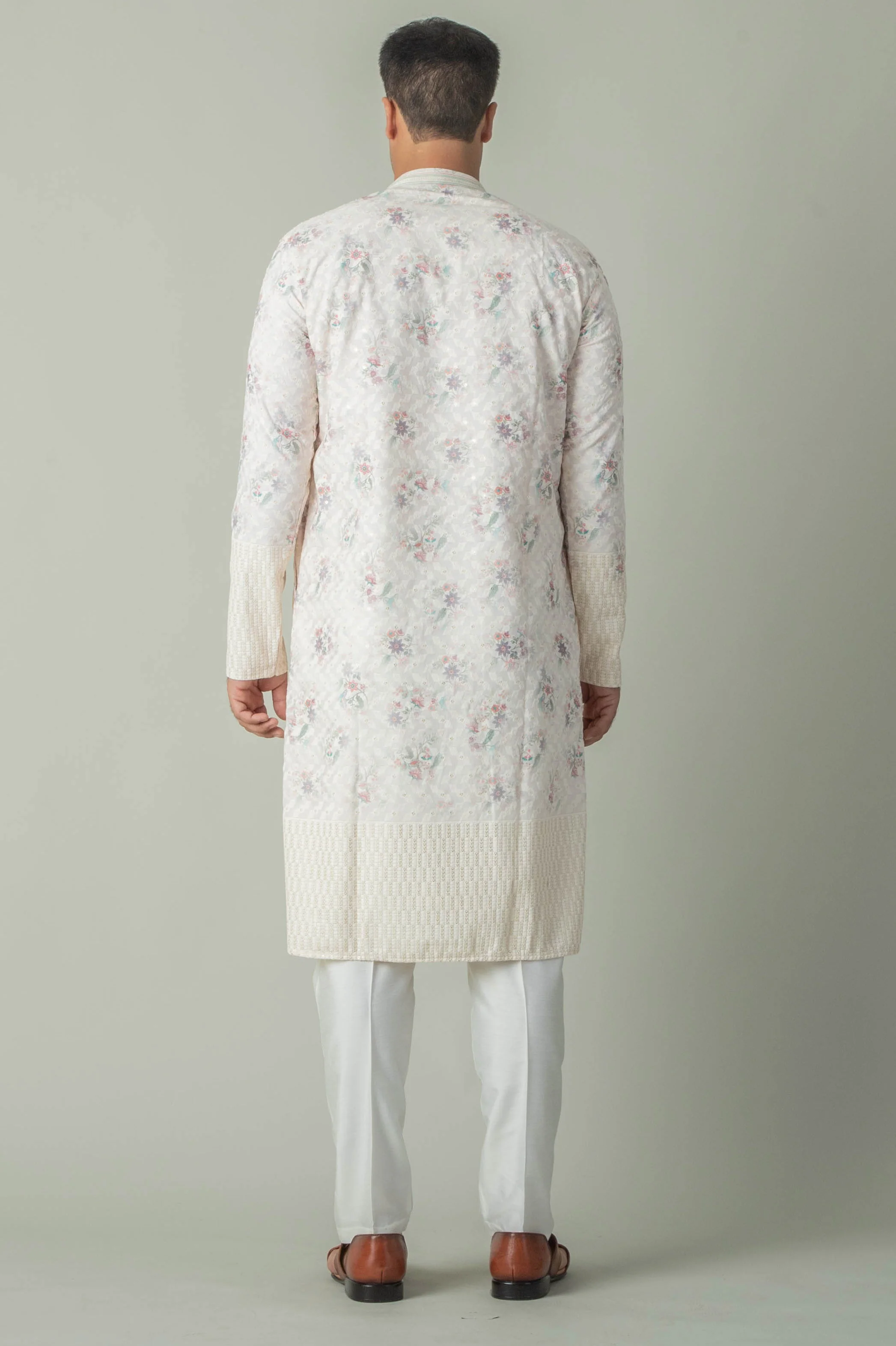 MLS PRINTED KURTA PAJAMA