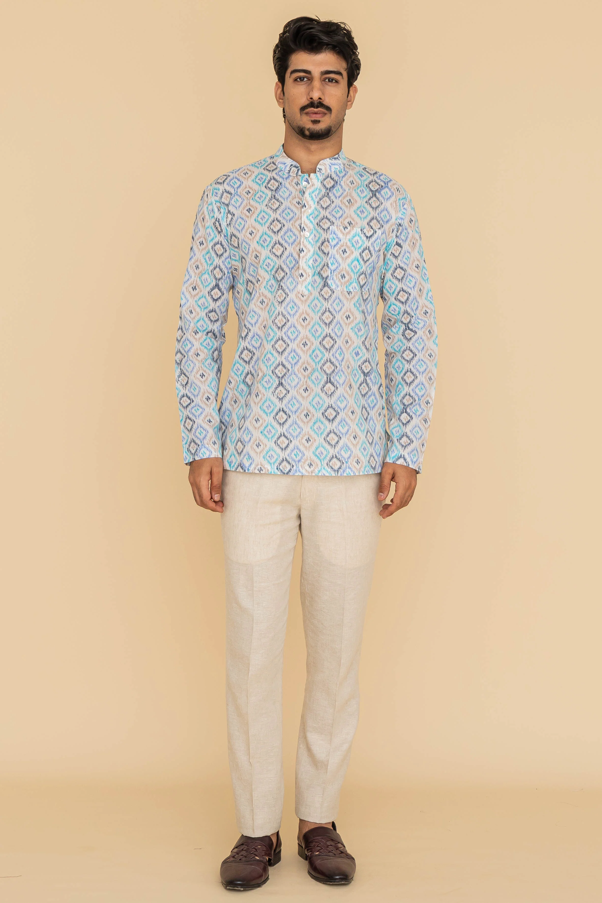 MLS SHORT KURTA FULL SLEEVES