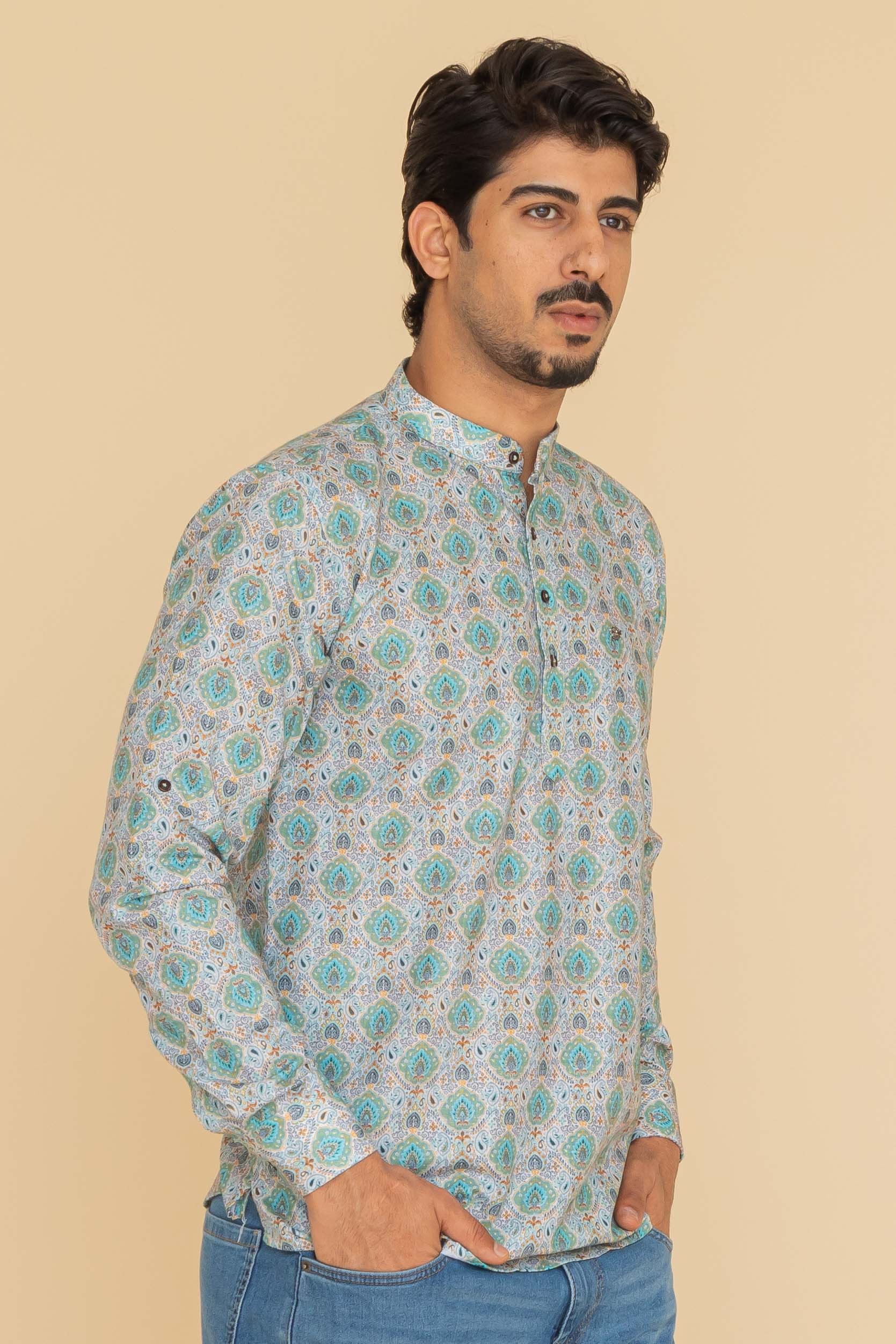 MLS SHORT KURTA FULL SLEEVES