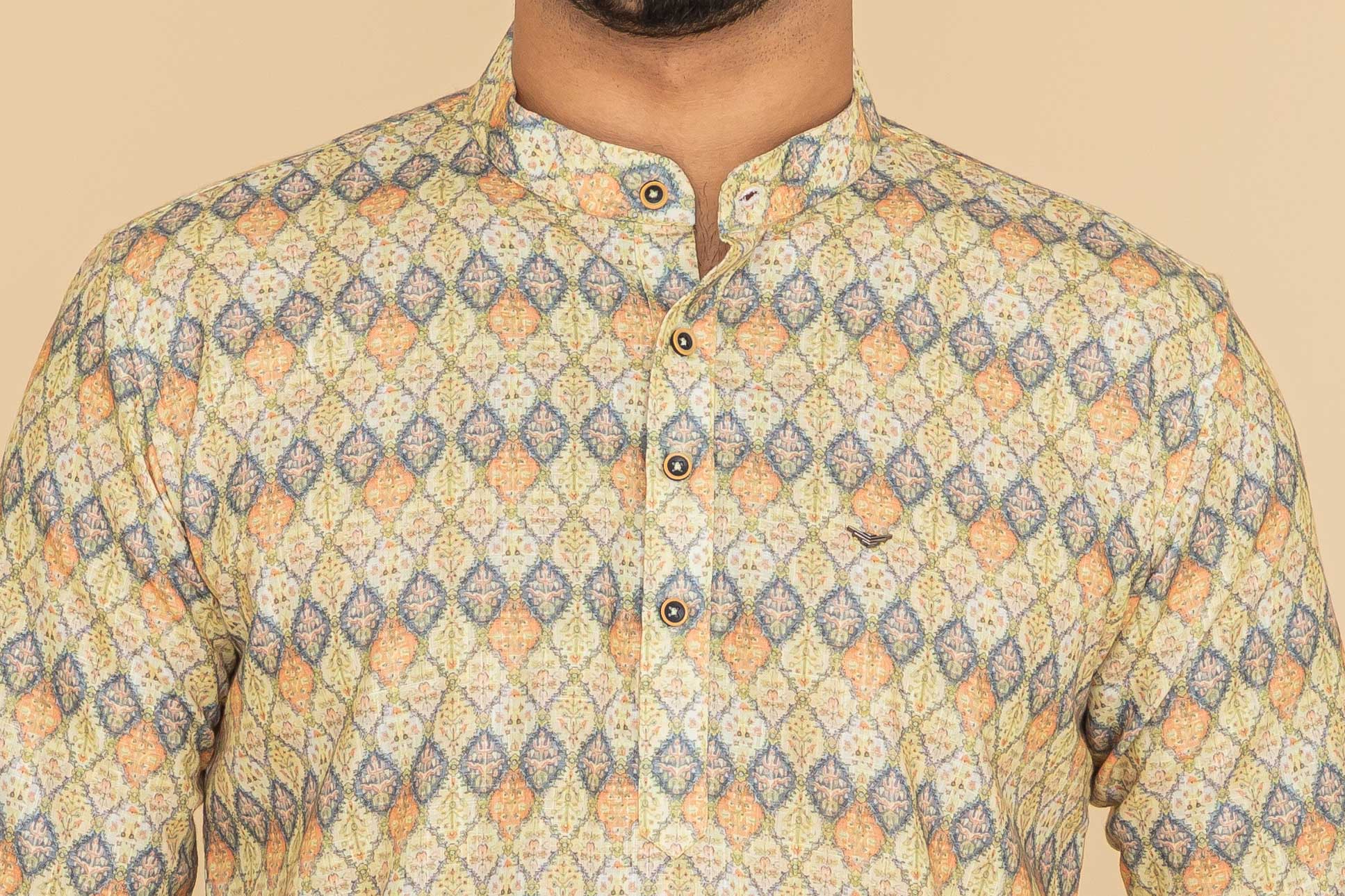 MLS SHORT KURTA FULL SLEEVES