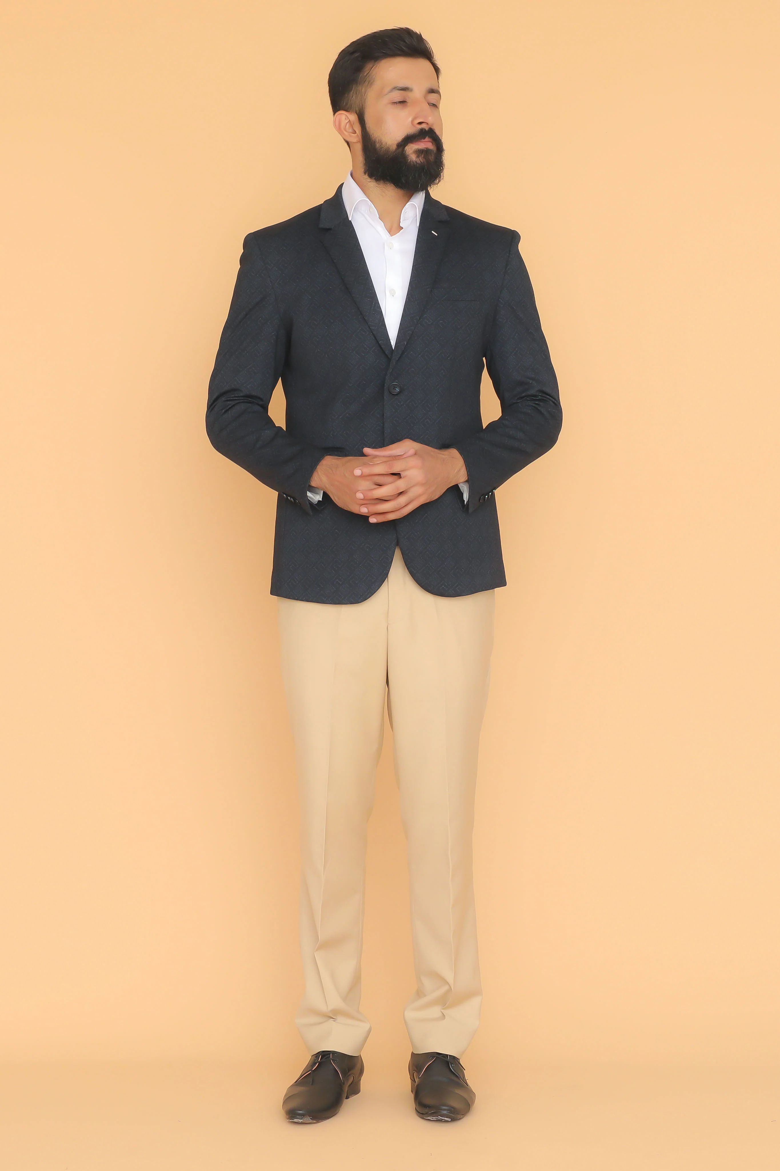 MLS TEXTURED COAT 1PC