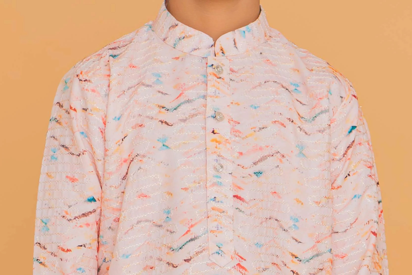 MLS KIDS PRINTED KURTA PAJAMA