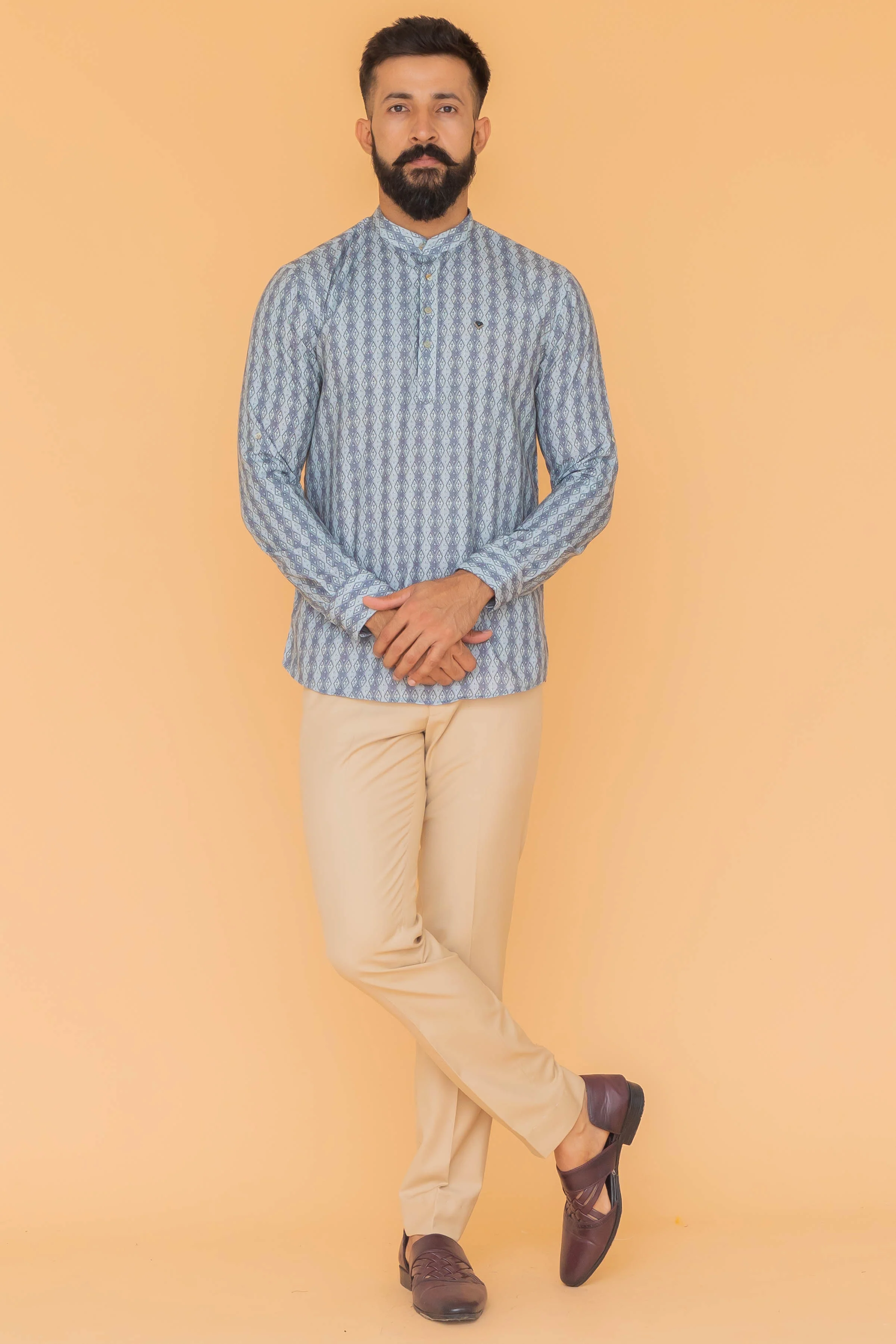 MLS SHORT KURTA FULL SLEEVES