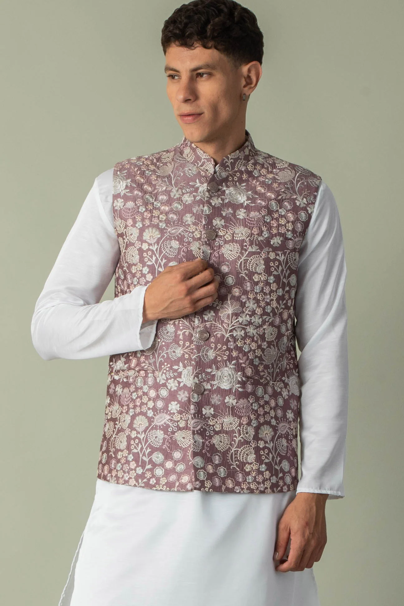 MLS EMBROIDERED JAWAHAR JACKET