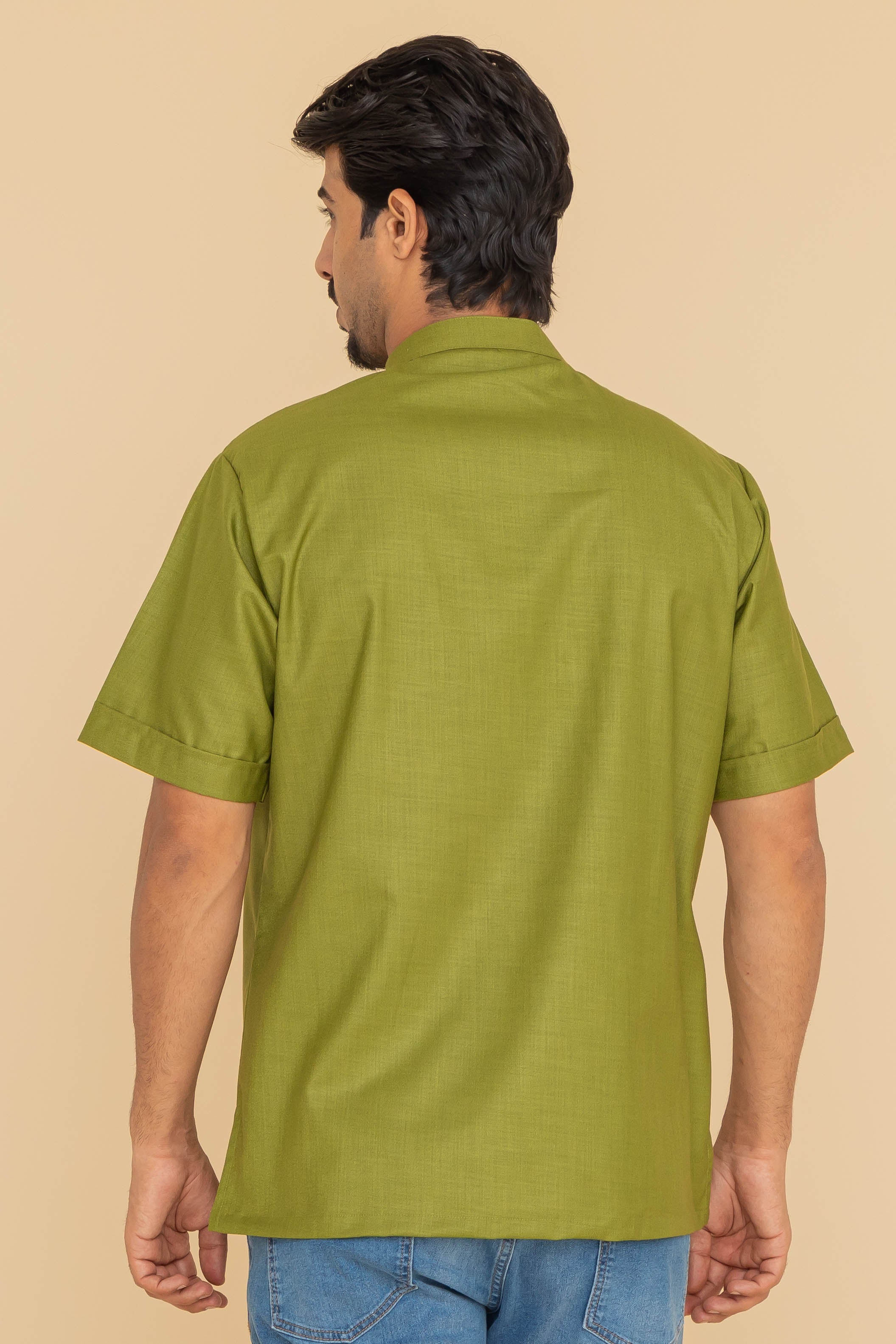 MLS SHORT KURTA HALF SLEEVES