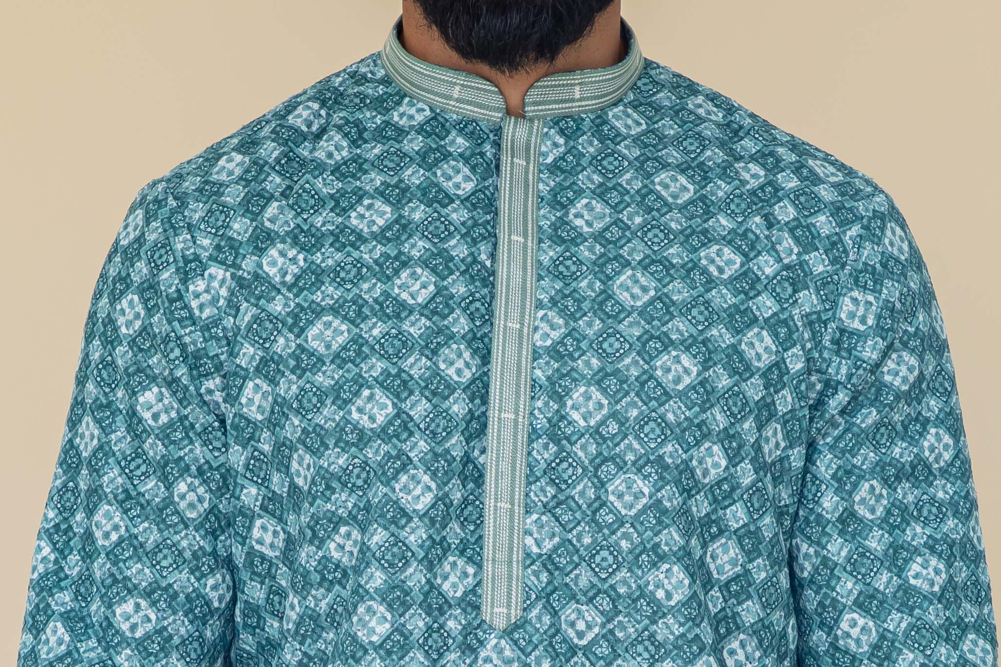 MLS PRINTED KURTA PAJAMA
