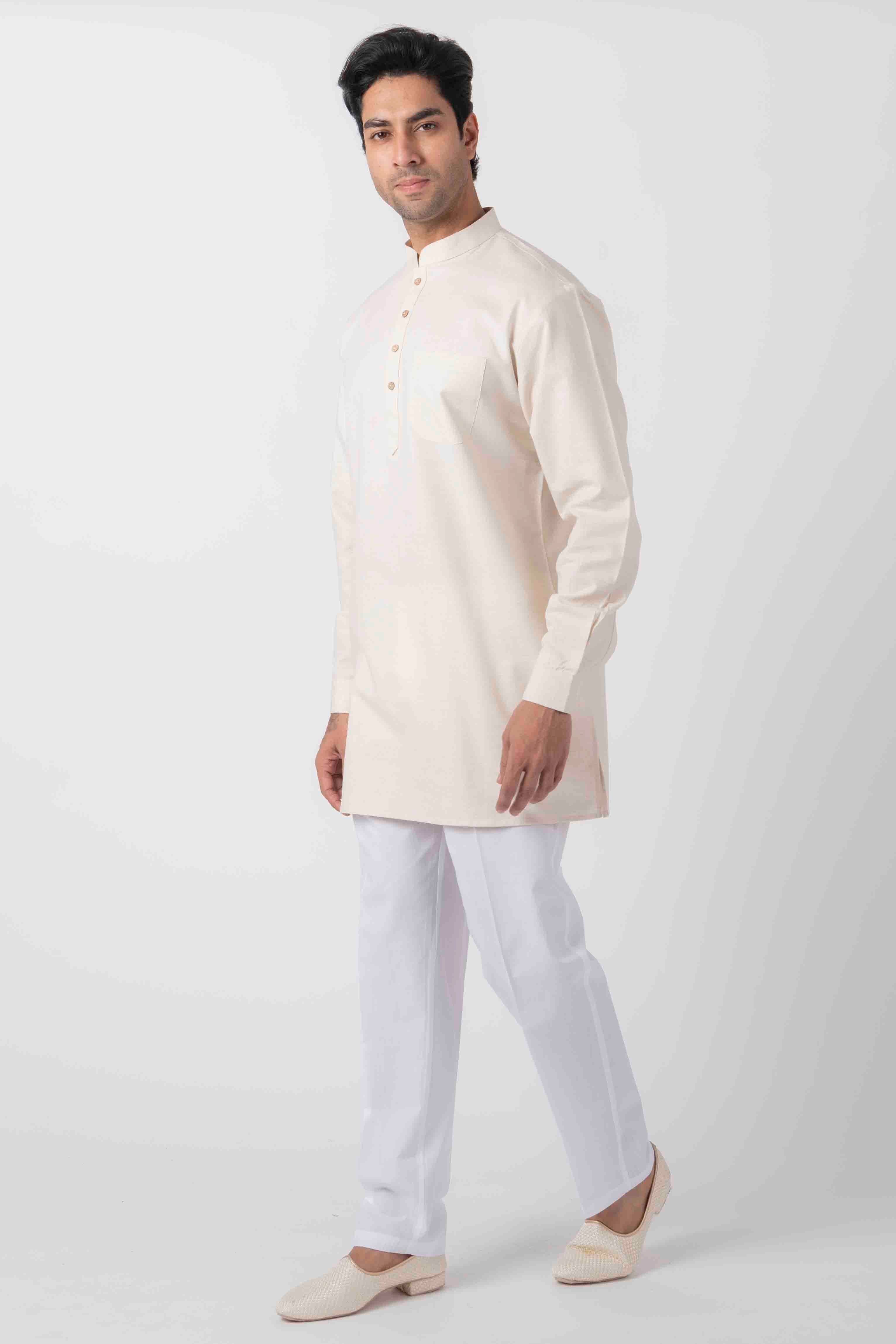 MLS COTTON KURTA ( MID LENGTH)