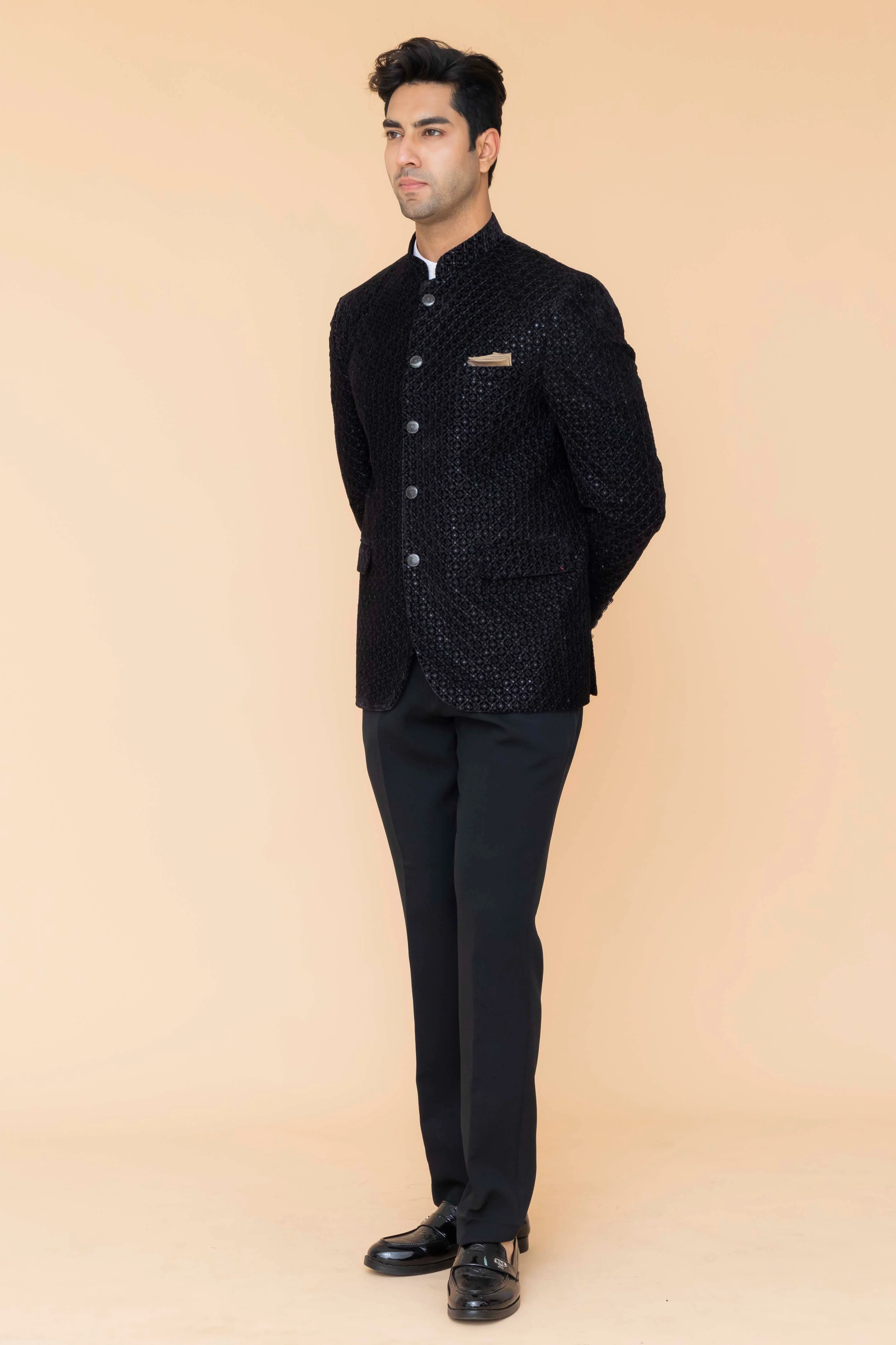 MLS VELVET JODHPURI SUIT