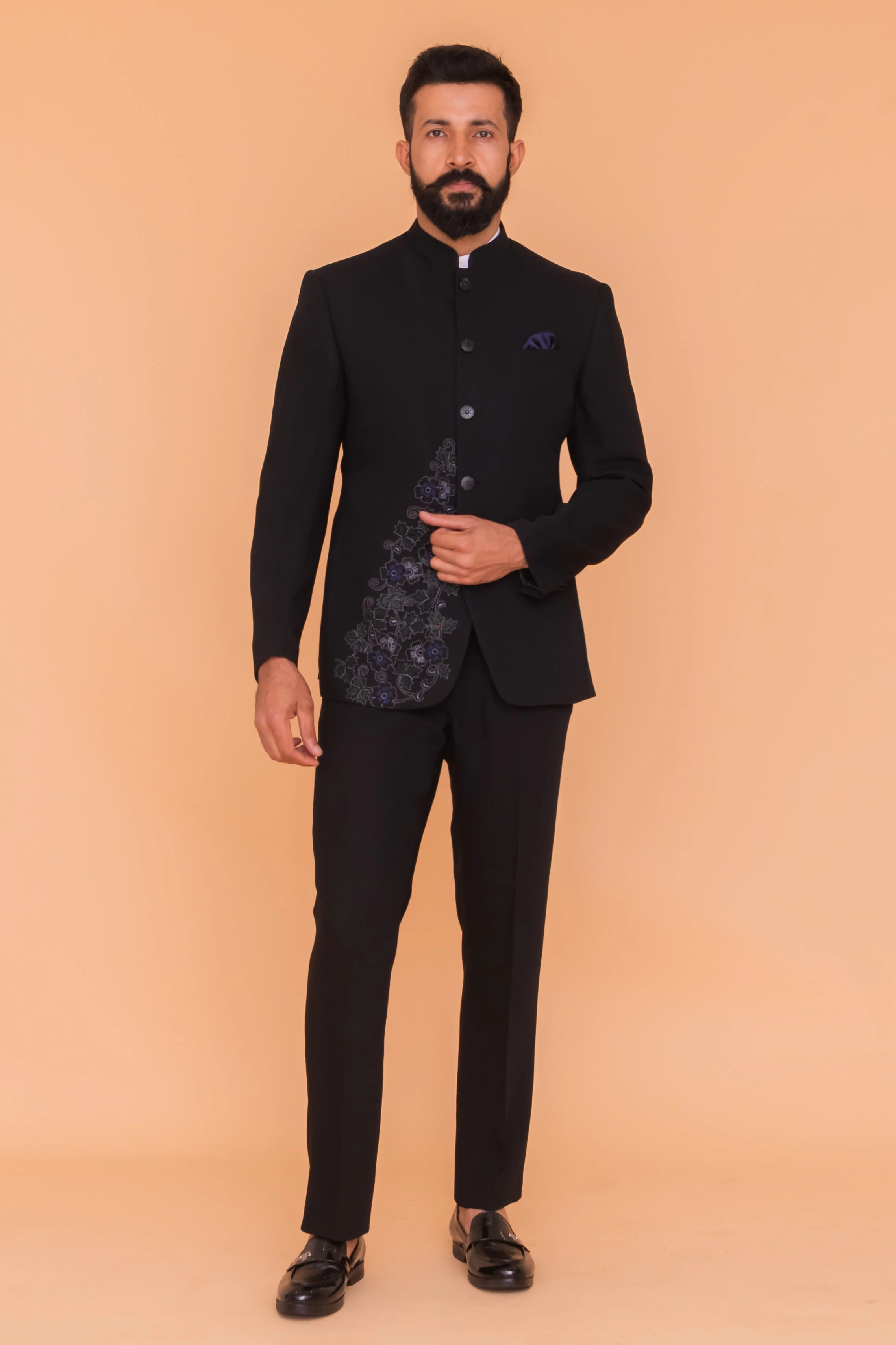 MLS EMBROIDERED JODHPURI SUIT