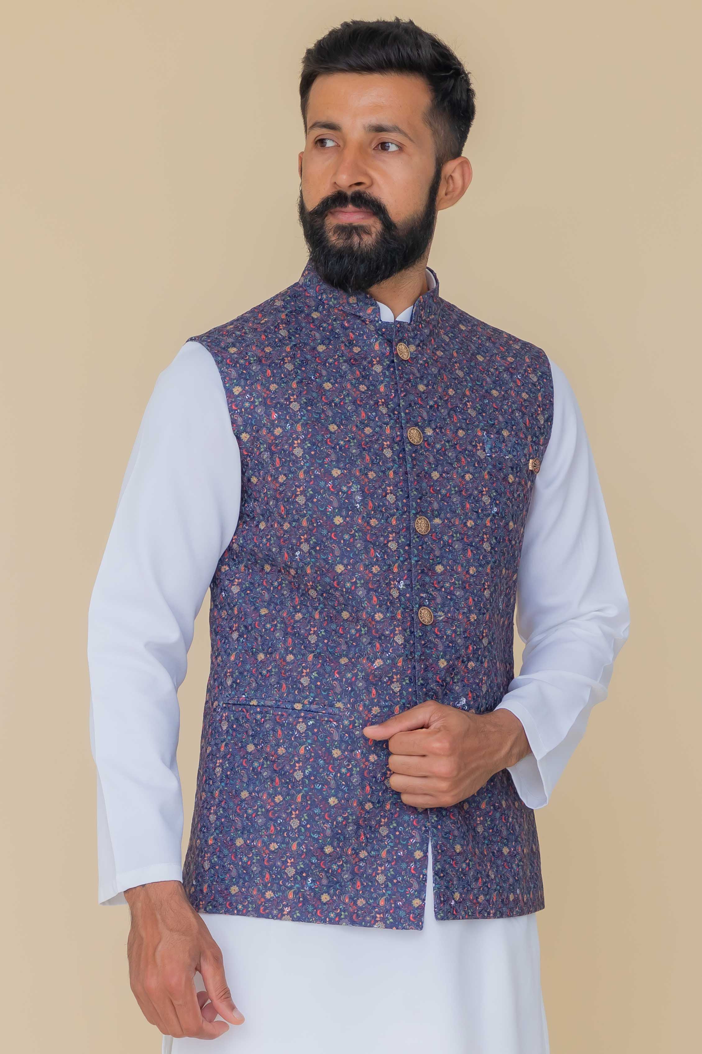 MLS EMBROIDERED JAWAHAR JACKET