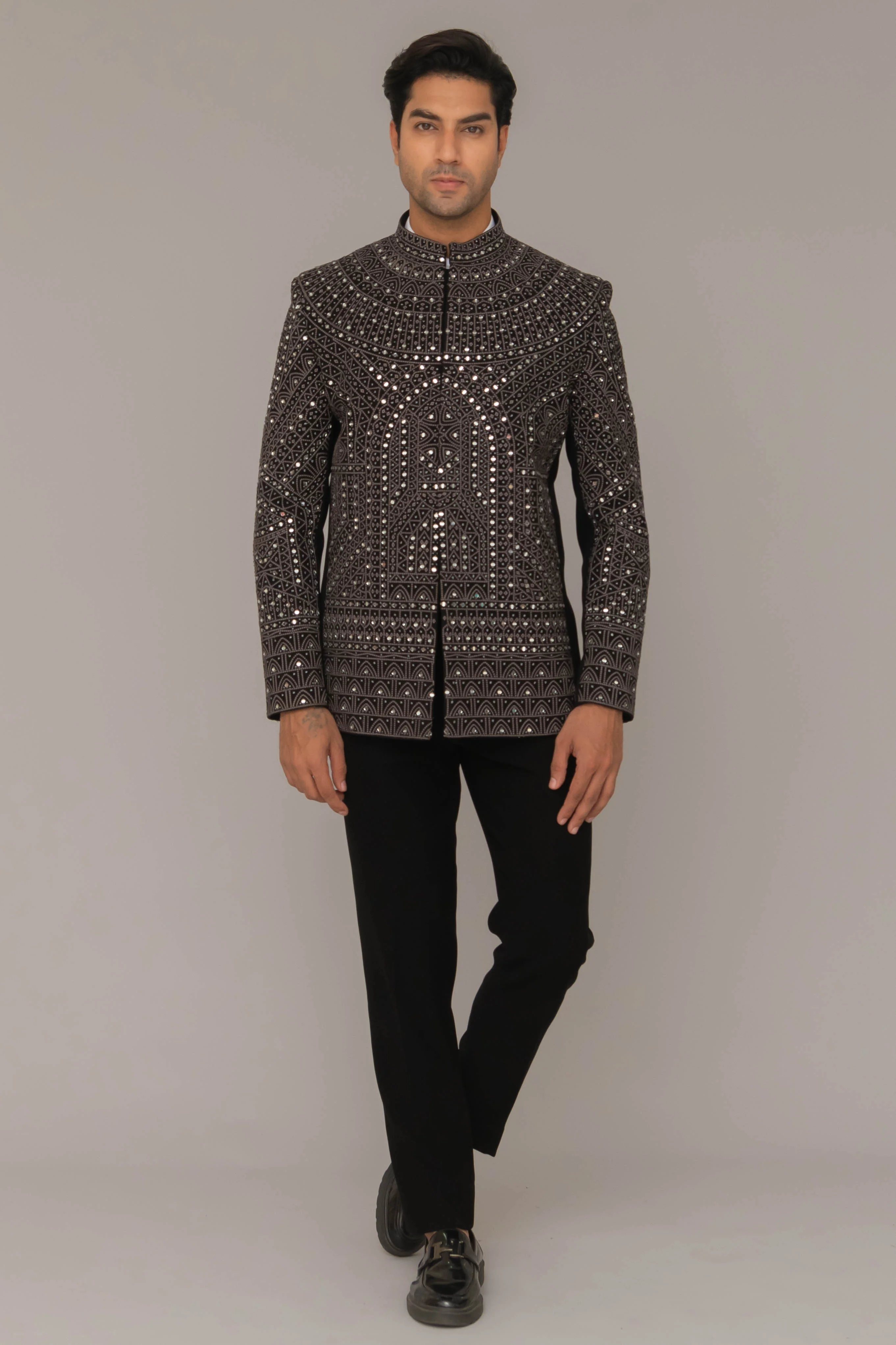 MLS EMBROIDERED JODHPURI SUIT