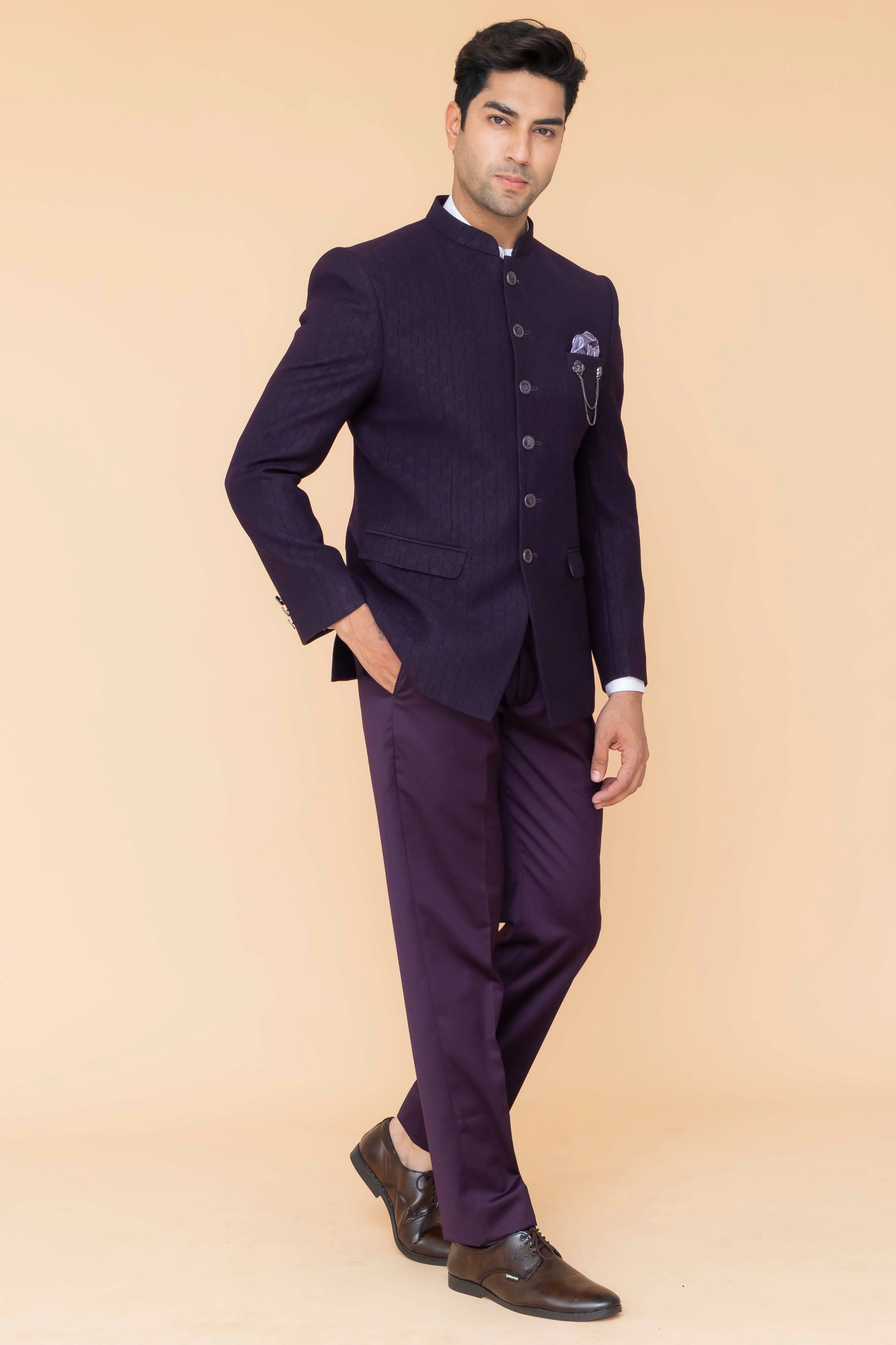 MLS PRINTED JODHPURI SUIT