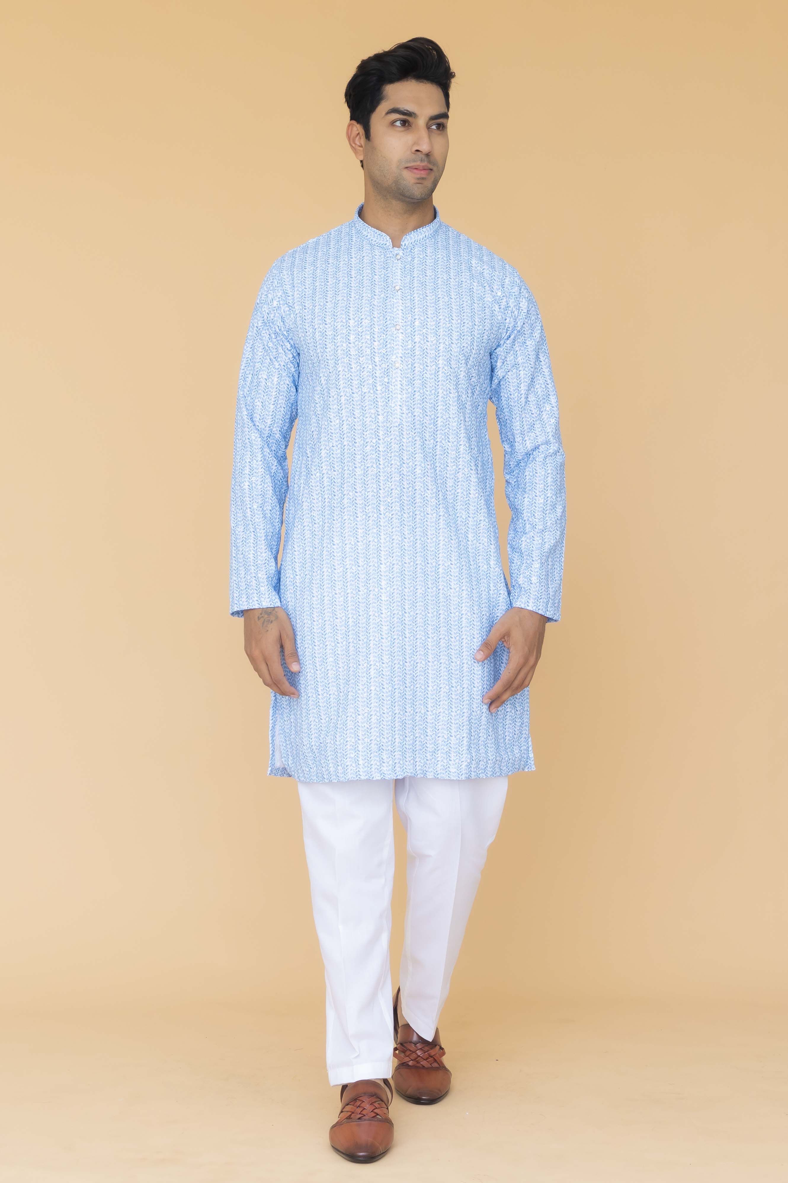 MLS PRINTED KURTA PAJAMA