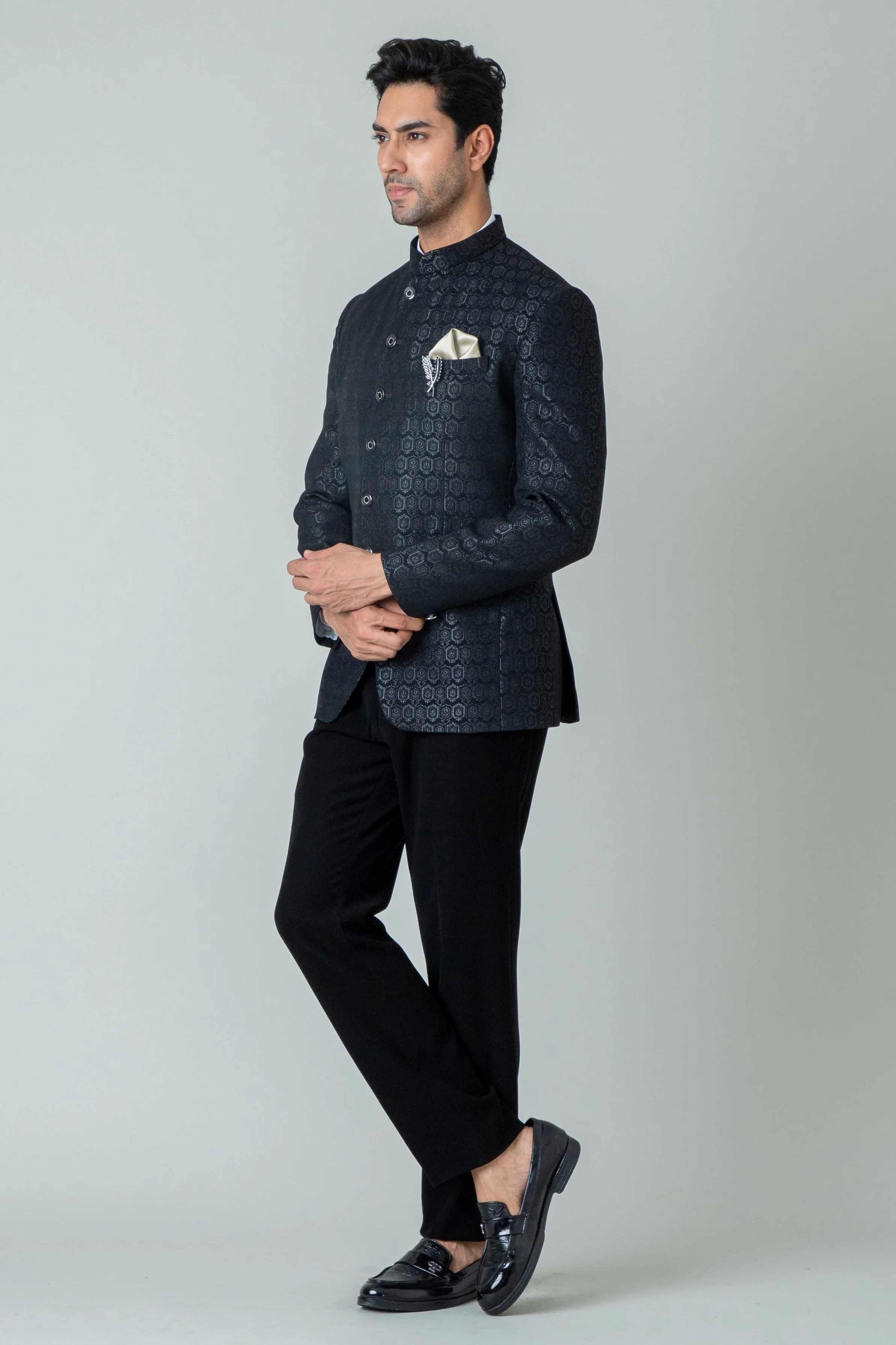 MLS PRINTED JODHPURI SUIT