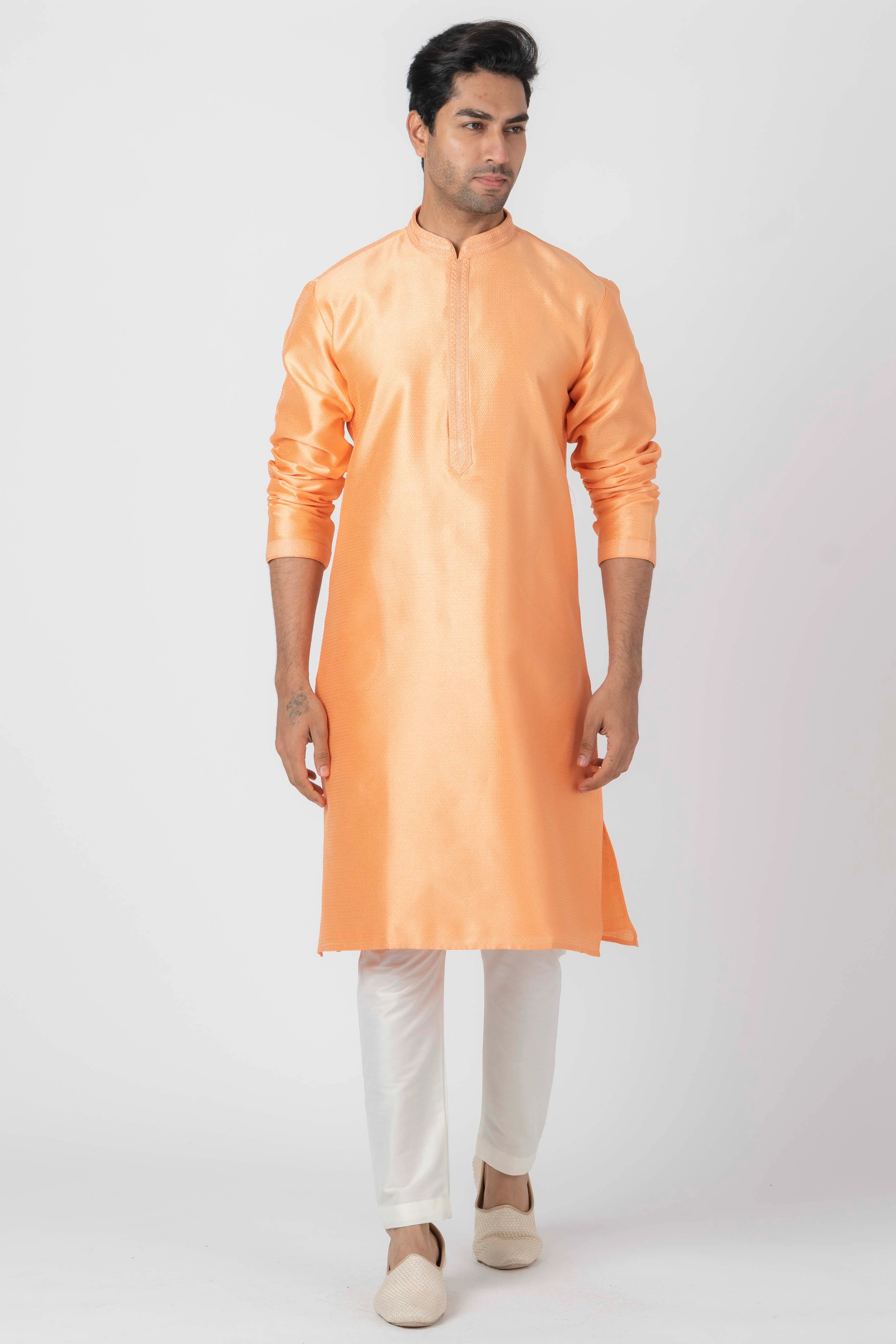 MLS ART SILK KURTA PAJAMA