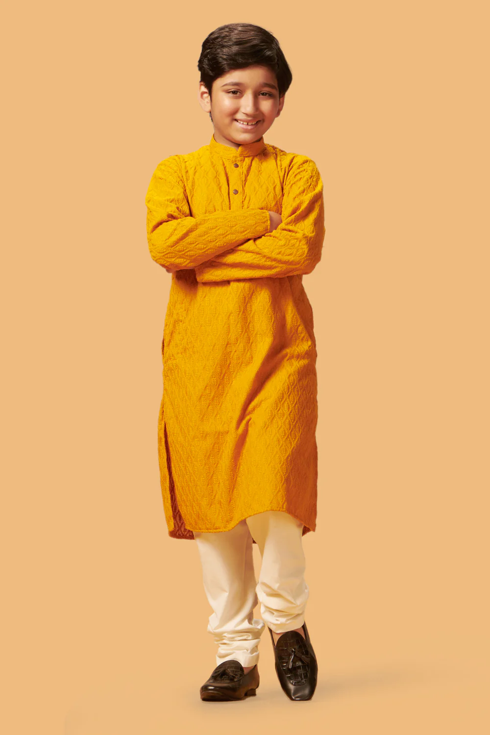 MLS KIDS CHIKANKARI KURTA PAJAMA